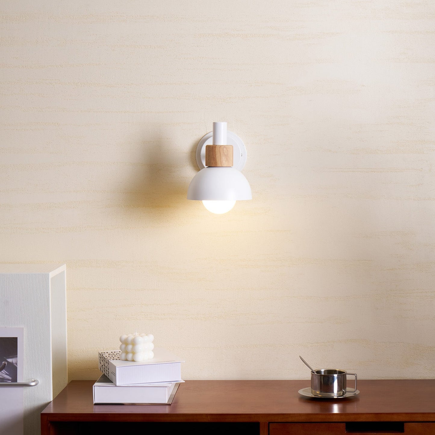 Colour Pop Wood Wall Sconce