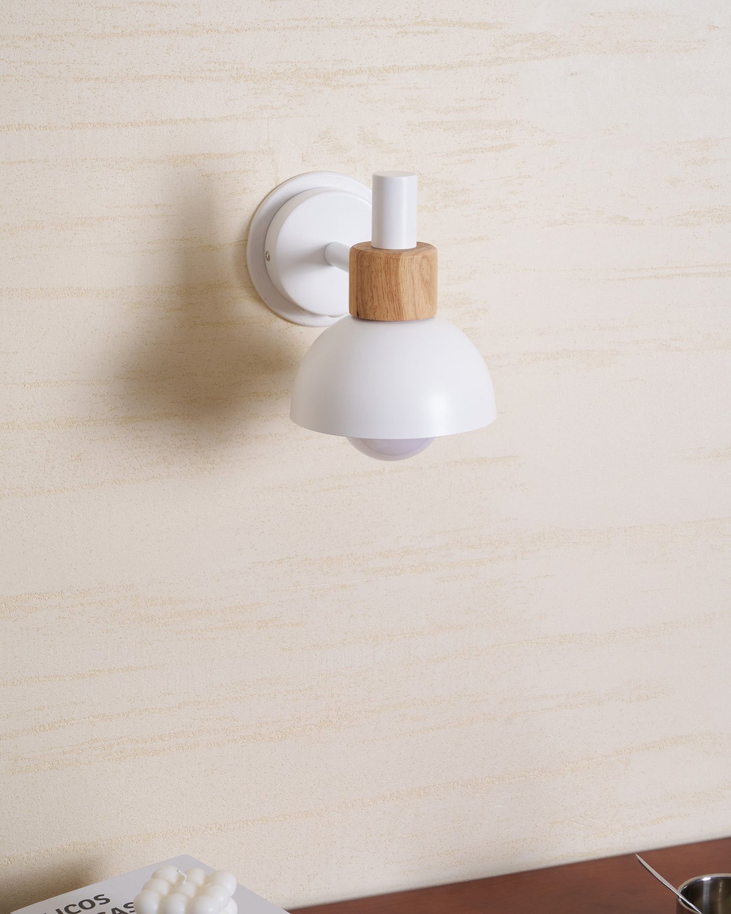 Colour Pop Wood Wall Sconce