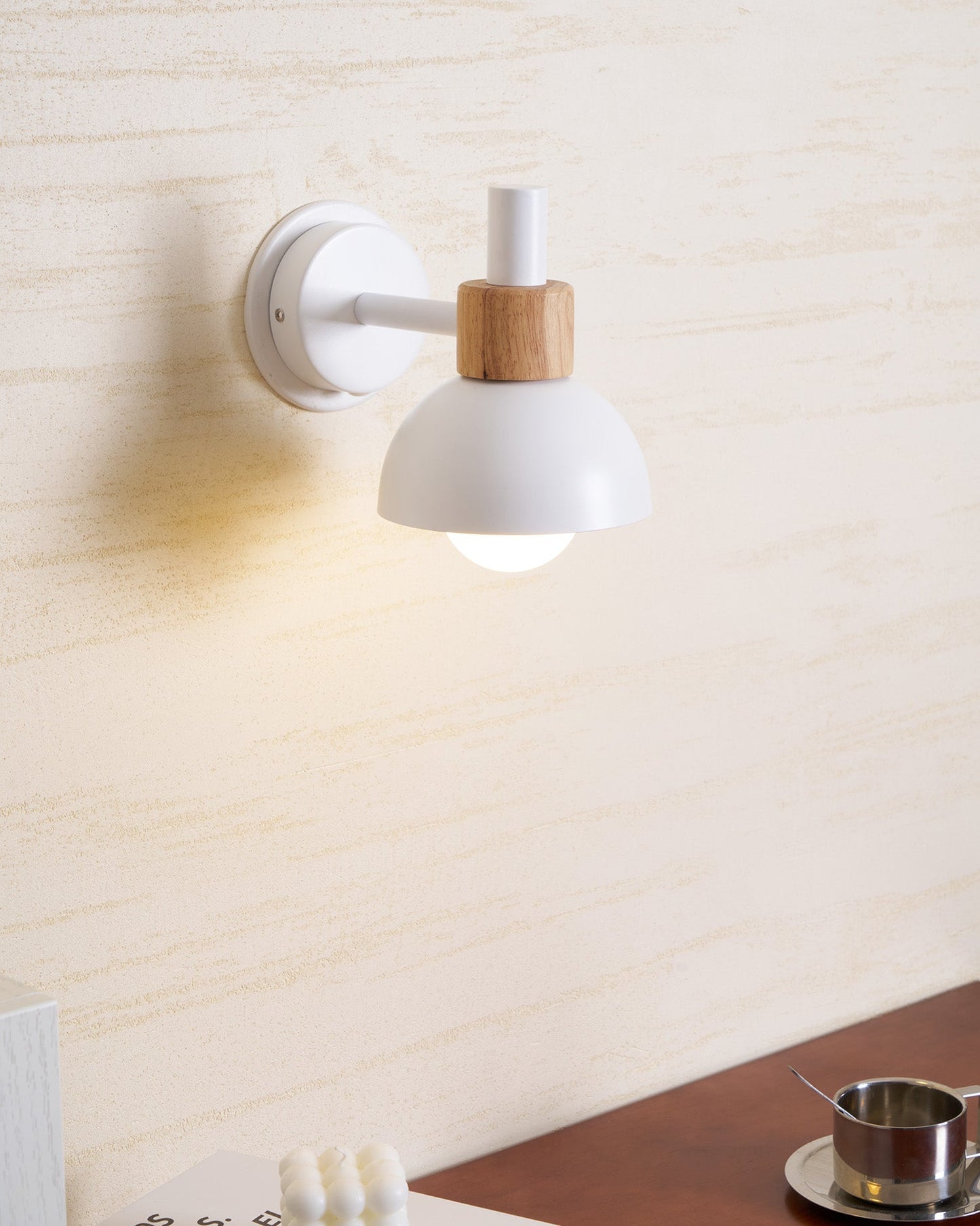Colour Pop Wood Wall Sconce