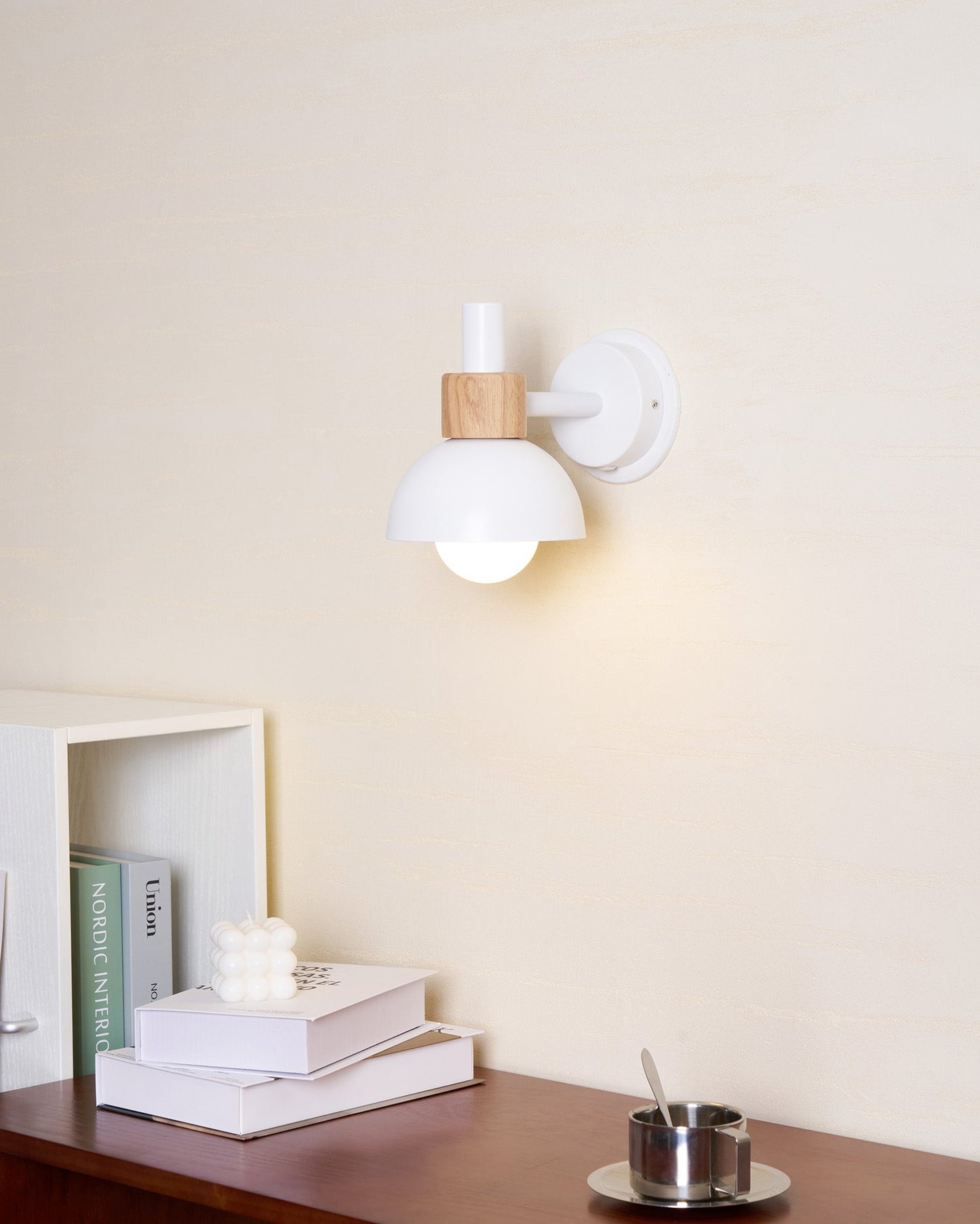 Colour Pop Wood Wall Sconce