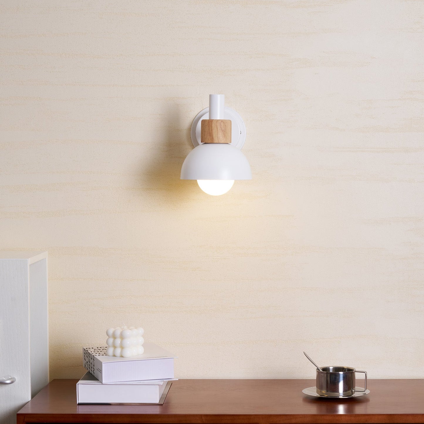 Colour Pop Wood Wall Sconce
