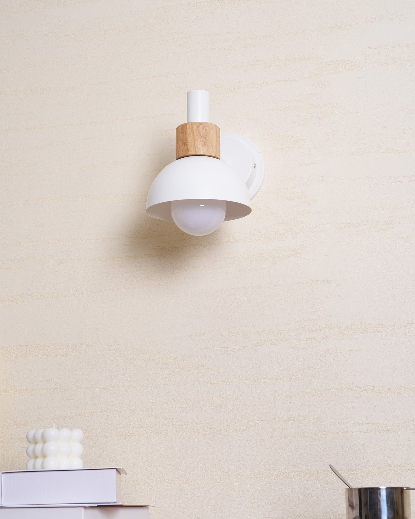 Colour Pop Wood Wall Sconce