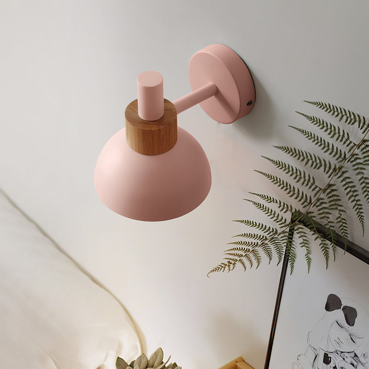 Colour Pop Wood Wall Sconce