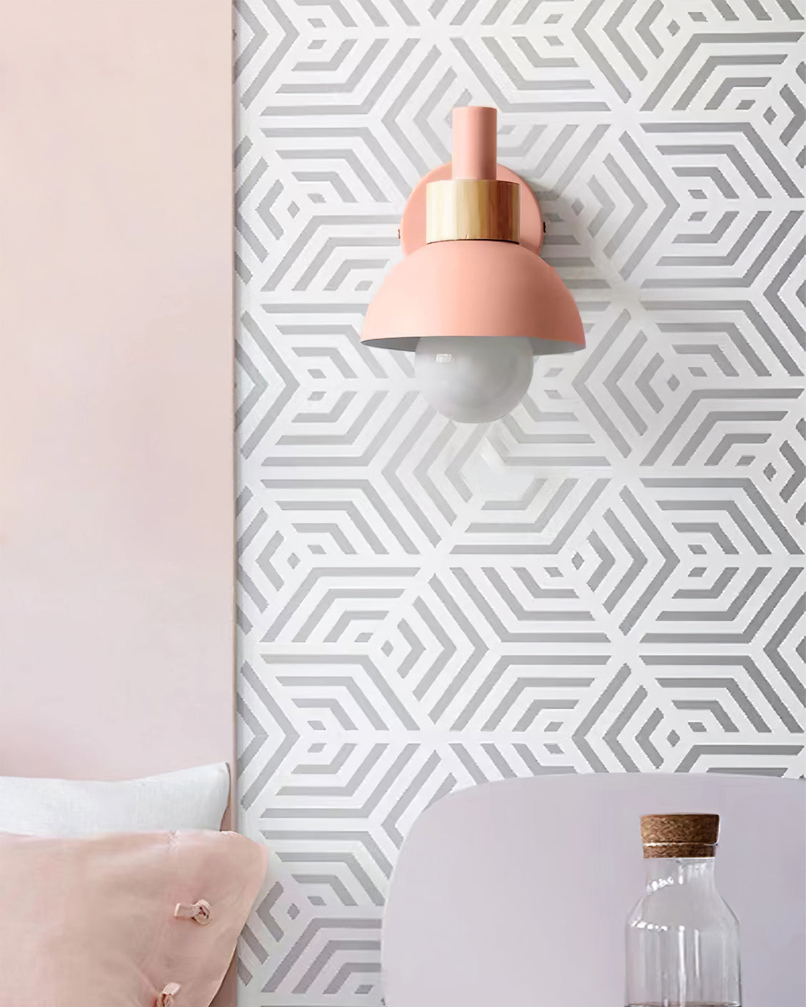 Colour Pop Wood Wall Sconce