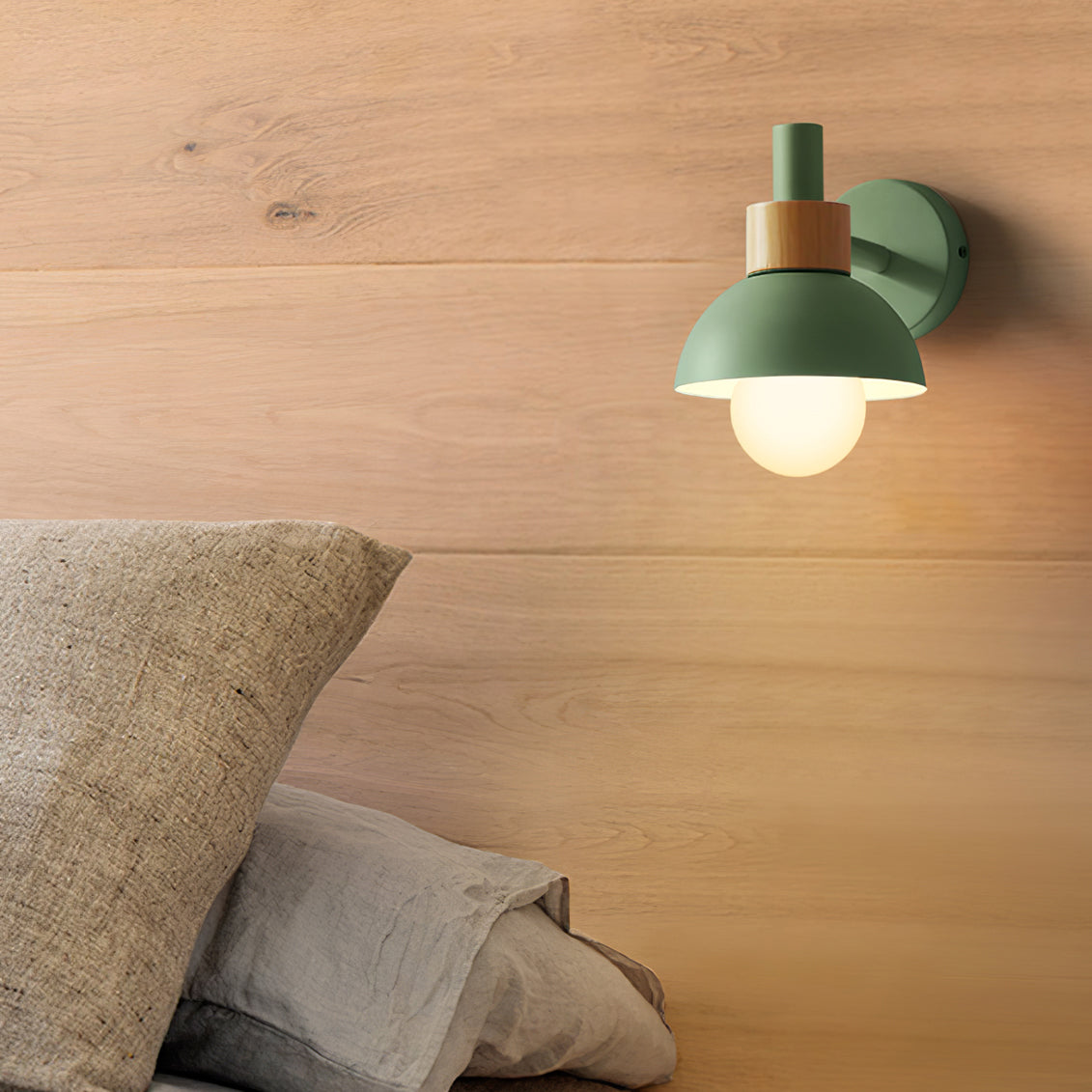 Colour Pop Wood Wall Sconce