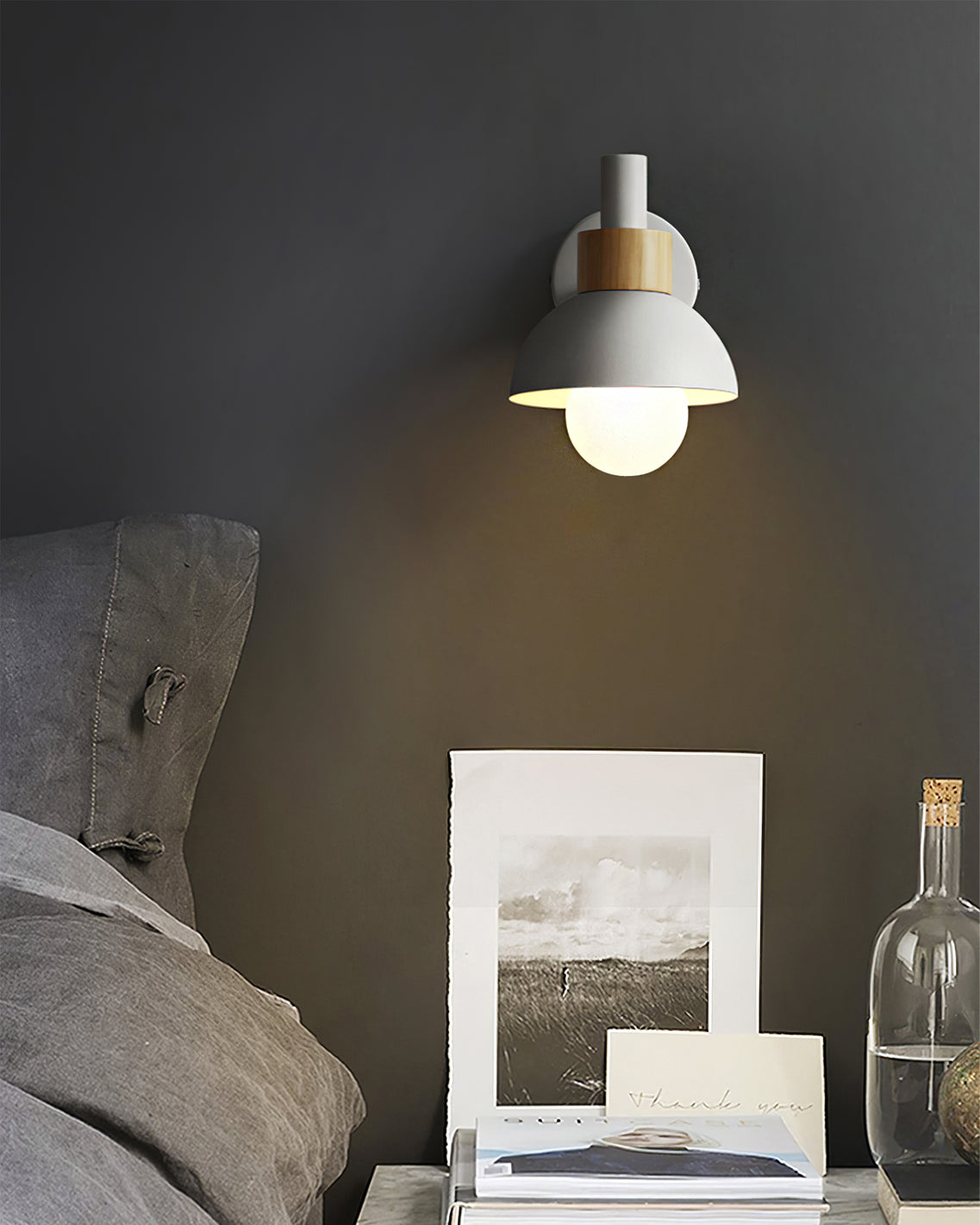 Colour Pop Wood Wall Sconce