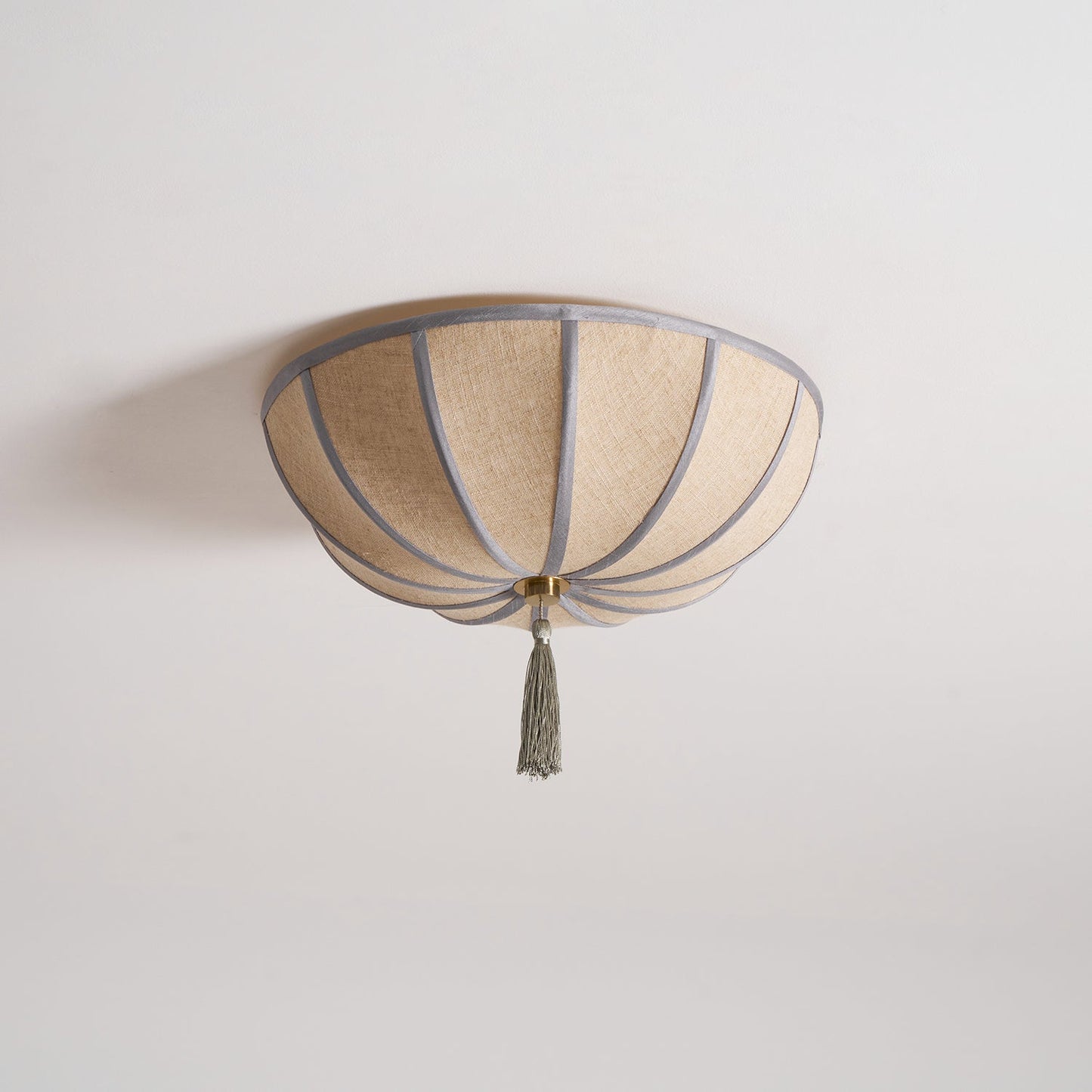 Blooming Flower Fabric Flush Mount Ceiling Light