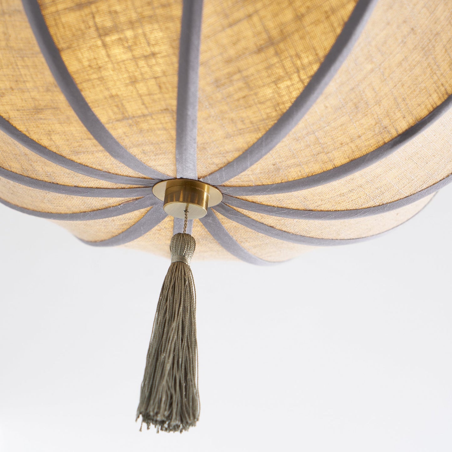 Blooming Flower Fabric Flush Mount Ceiling Light
