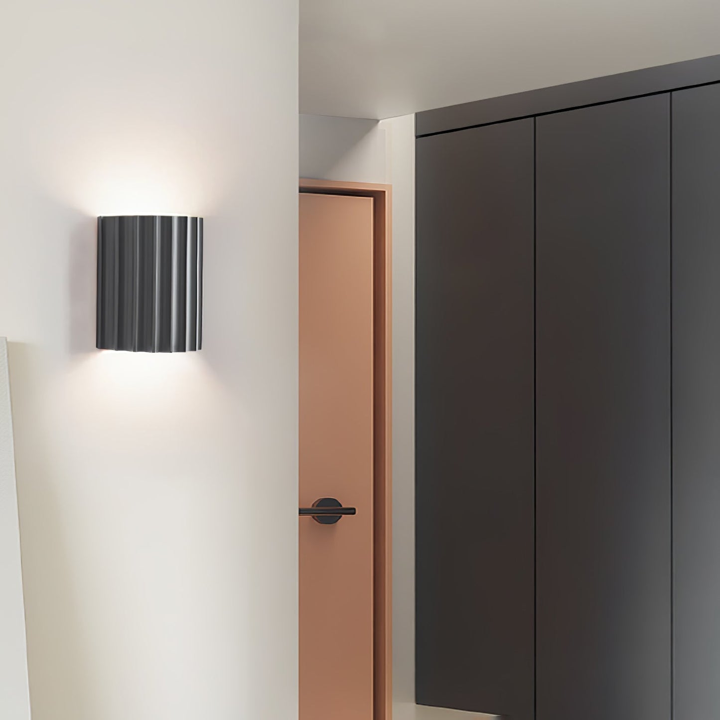 Fluted Cylinder Wall Sconce