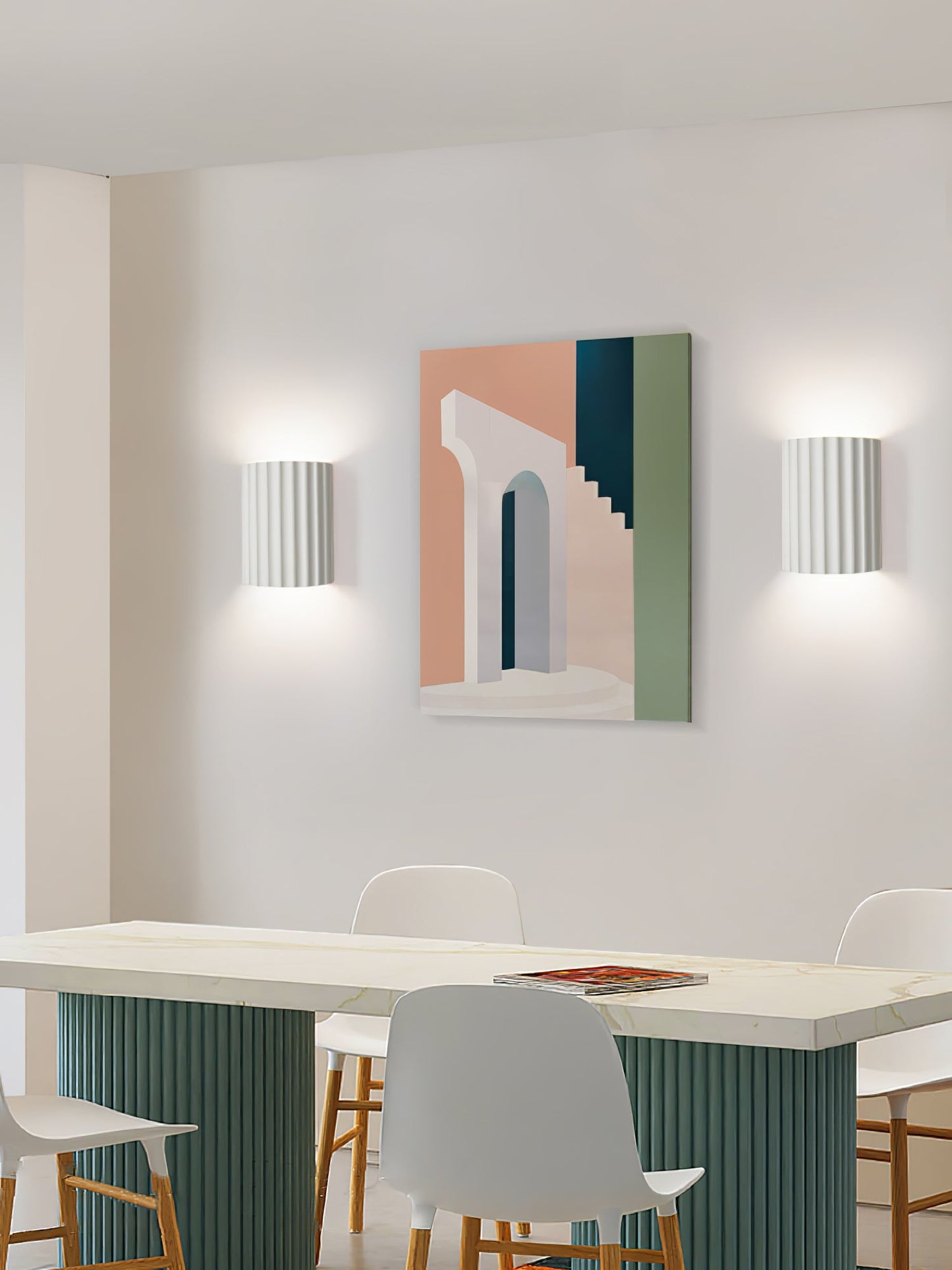 Fluted Cylinder Wall Sconce