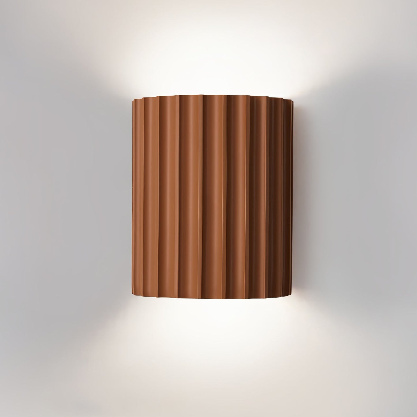 Fluted Cylinder Wall Sconce