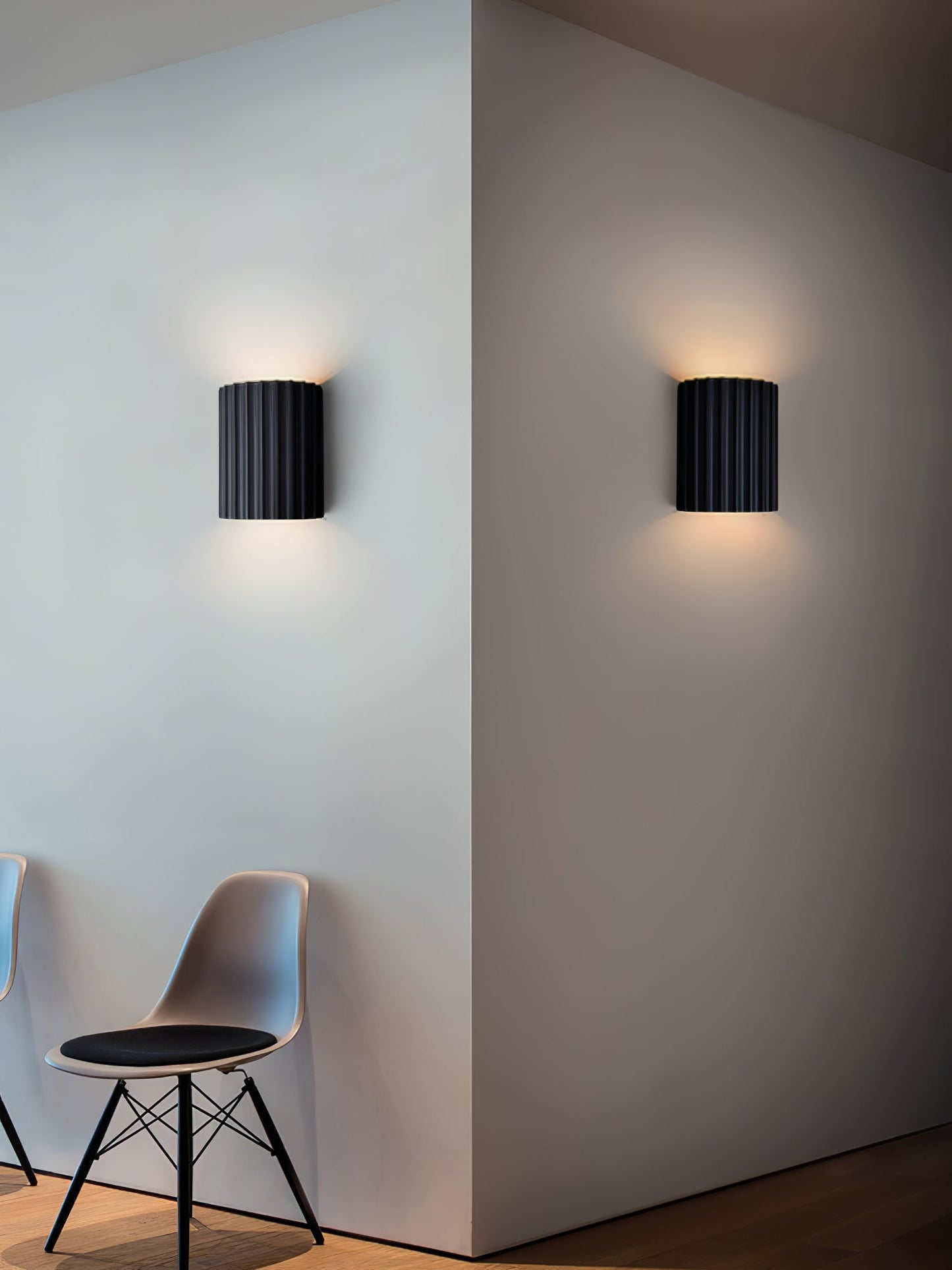 Fluted Cylinder Wall Sconce