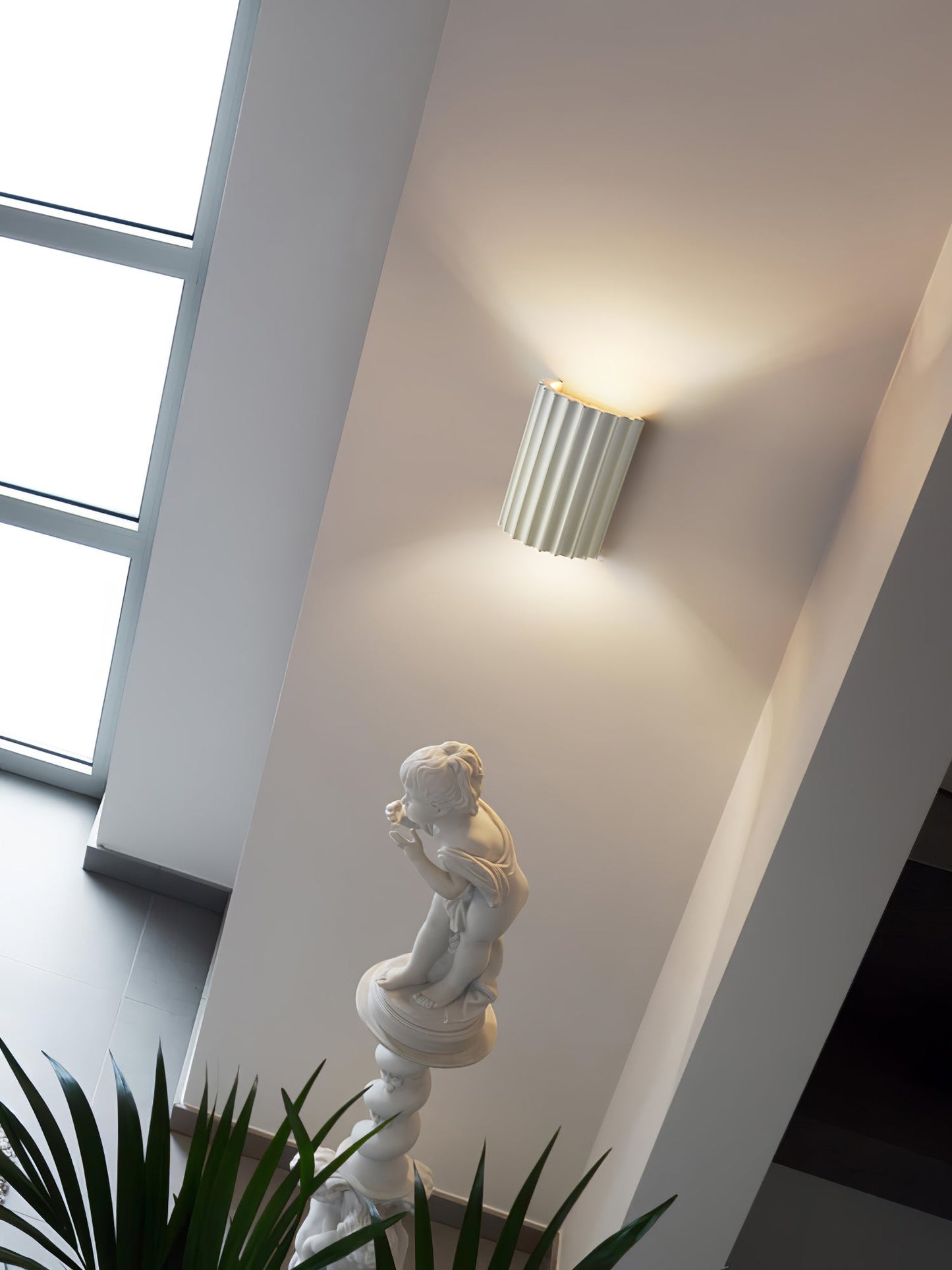 Fluted Cylinder Wall Sconce