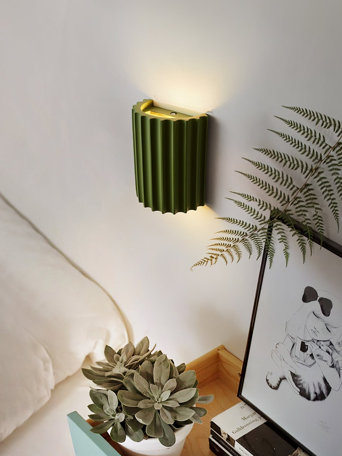 Fluted Cylinder Wall Sconce