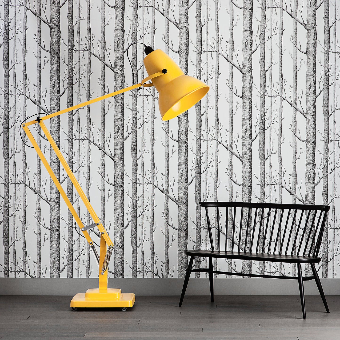Extra Tall Cantilever Overhang Floor Lamp