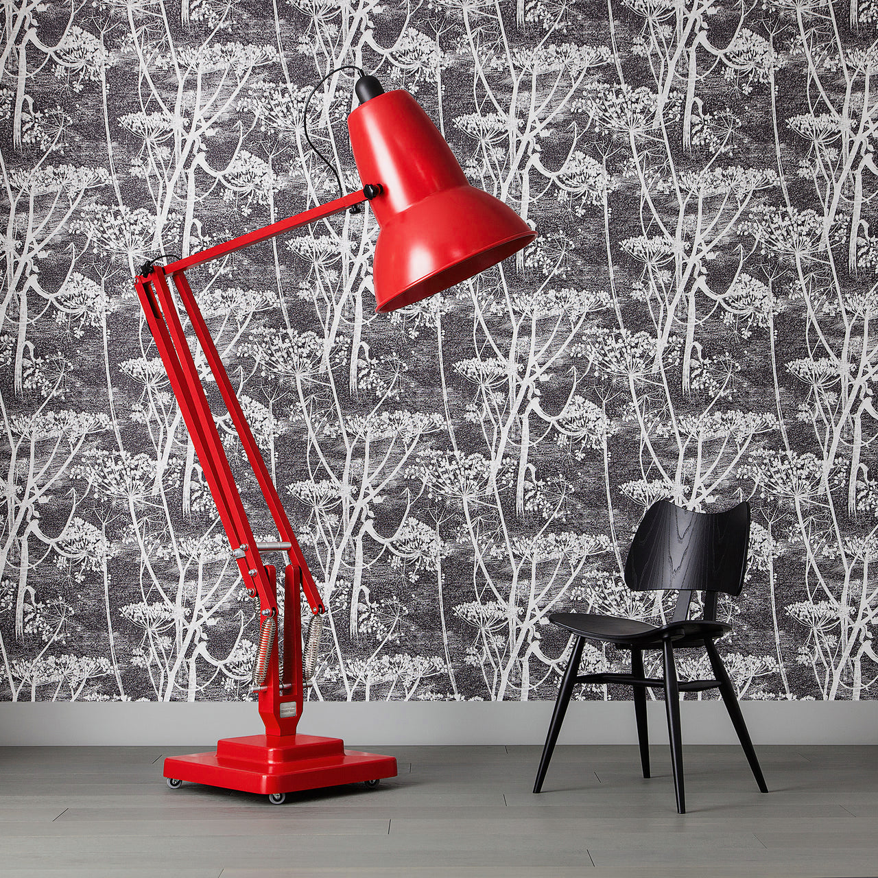 Extra Tall Cantilever Overhang Floor Lamp