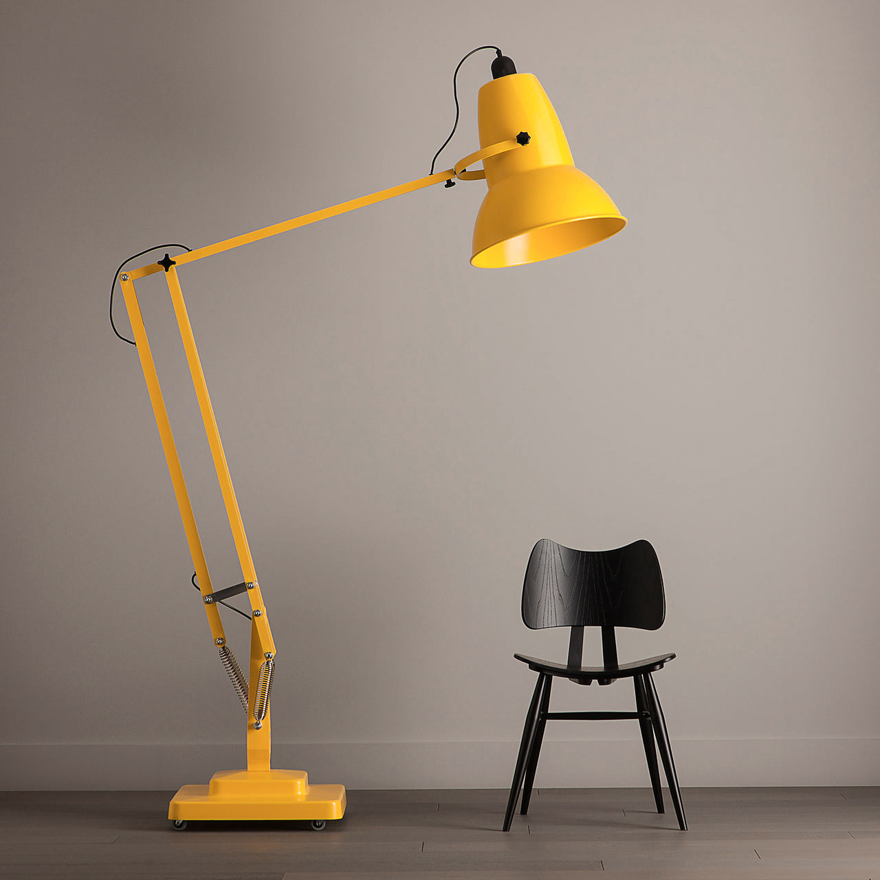 Extra Tall Cantilever Overhang Floor Lamp