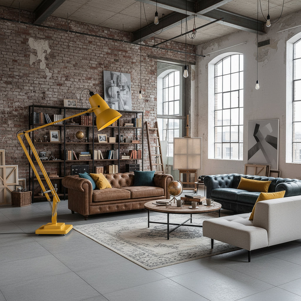 Extra Tall Cantilever Overhang Floor Lamp