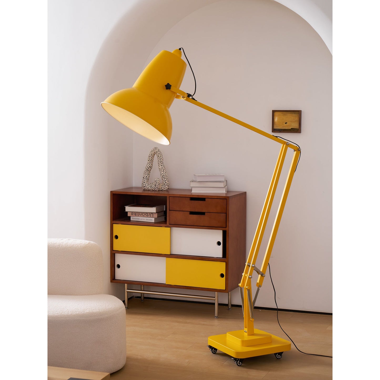 Extra Tall Cantilever Overhang Floor Lamp