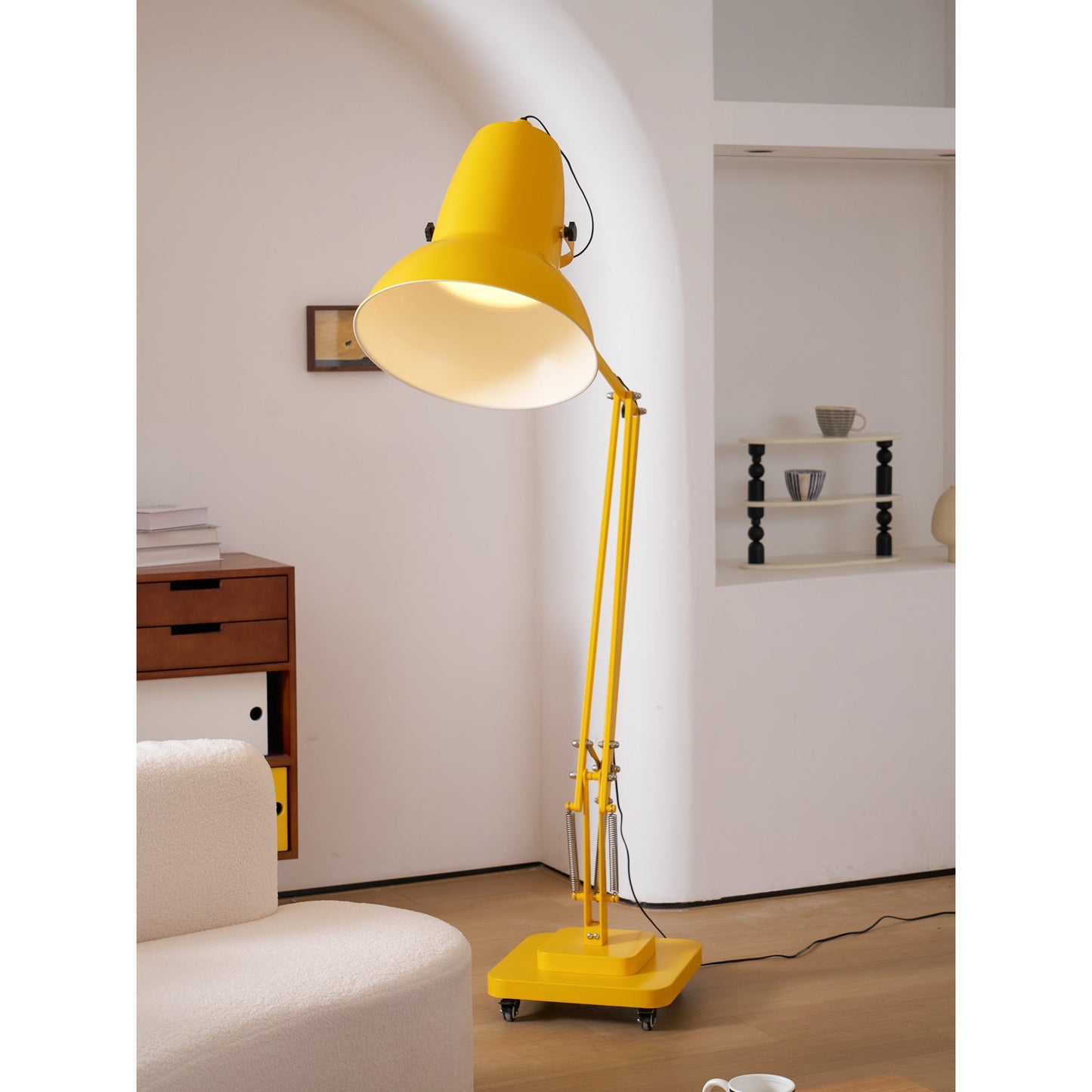 Extra Tall Cantilever Overhang Floor Lamp