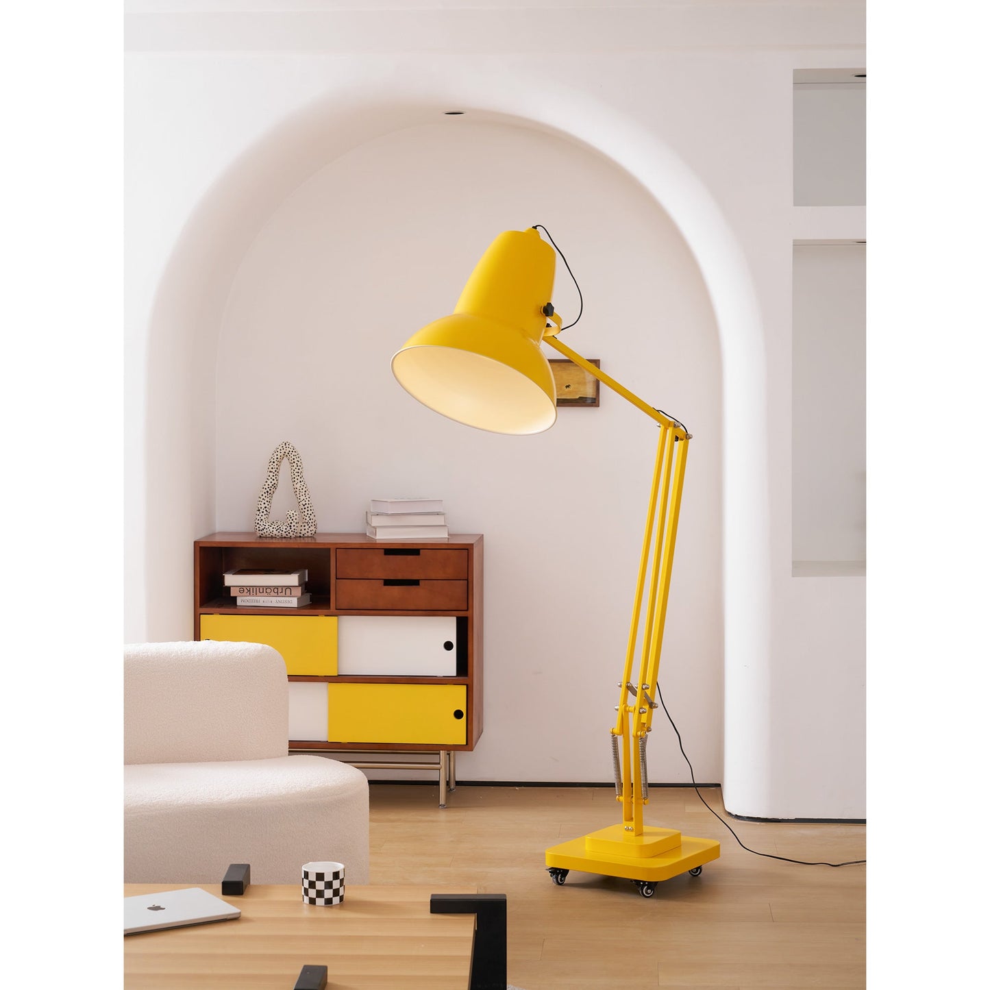 Extra Tall Cantilever Overhang Floor Lamp