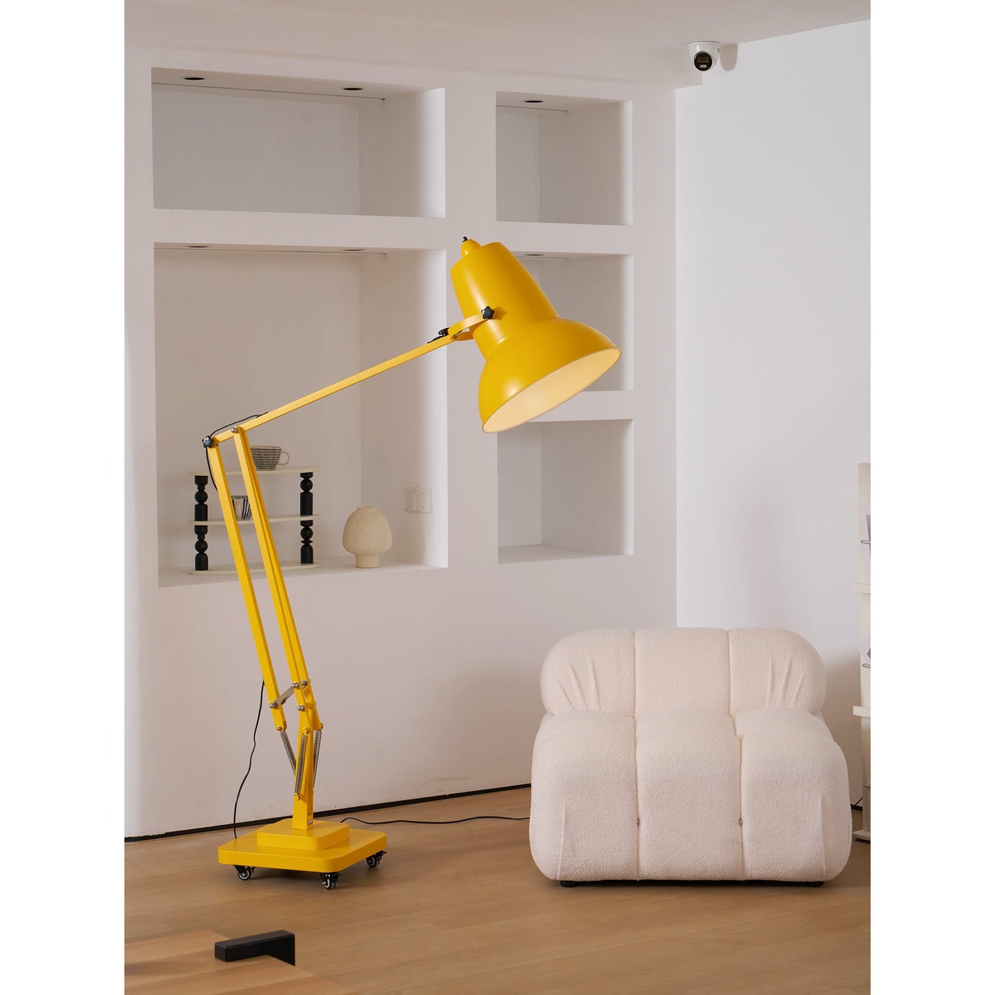 Extra Tall Cantilever Overhang Floor Lamp