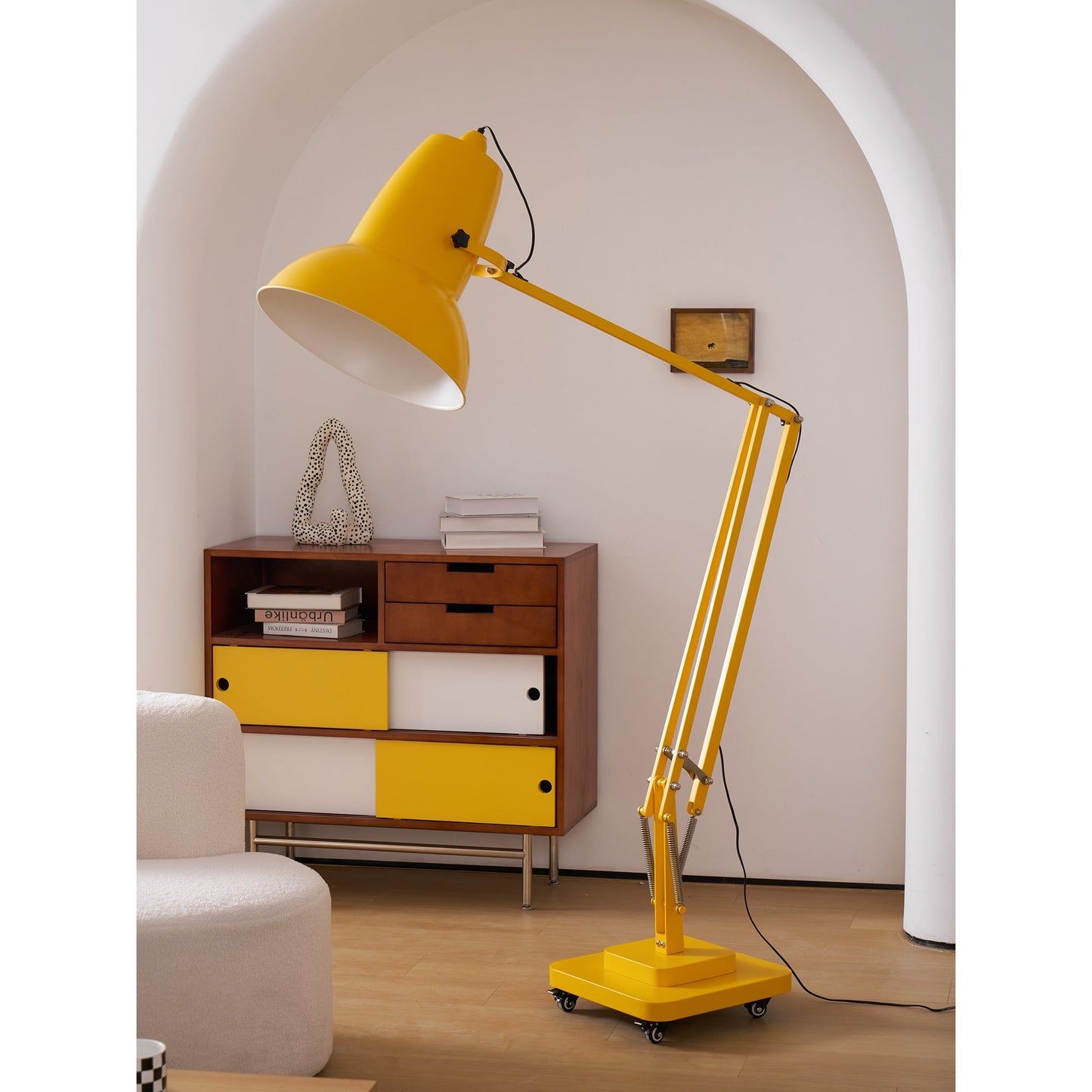 Extra Tall Cantilever Overhang Floor Lamp