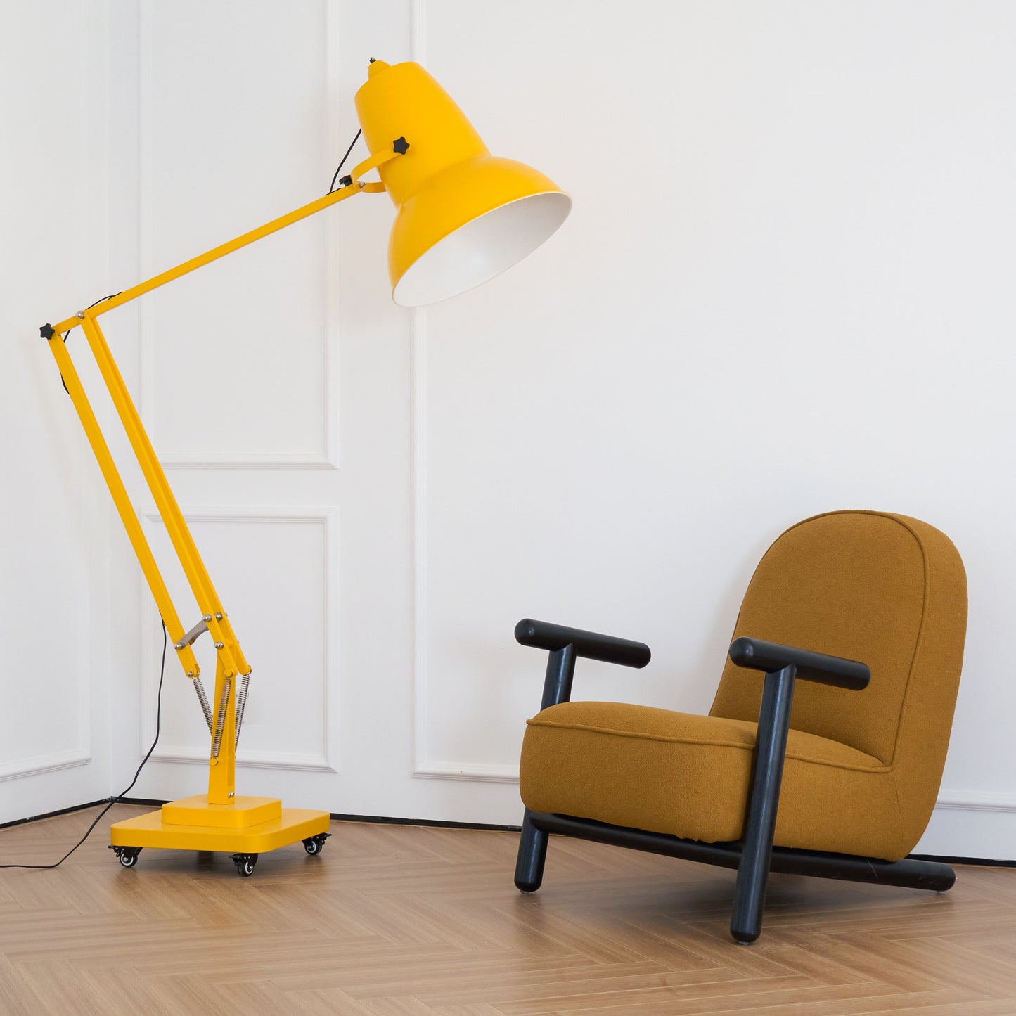 Extra Tall Cantilever Overhang Floor Lamp