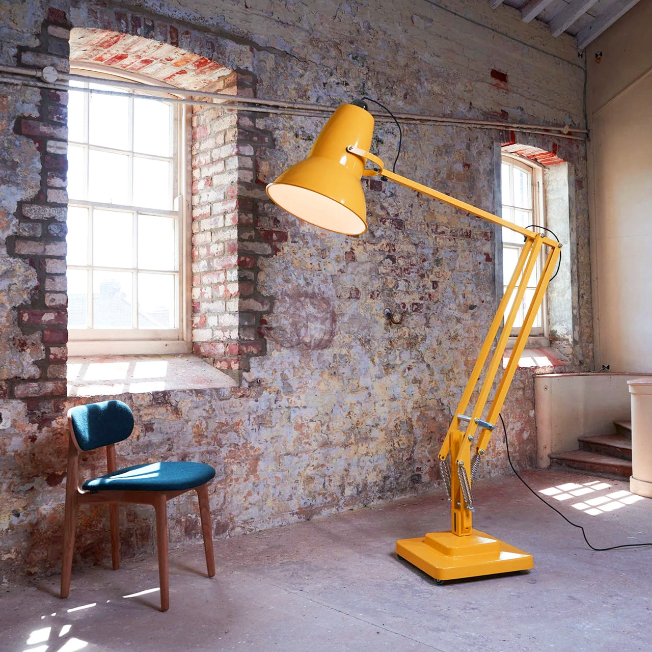 Extra Tall Cantilever Overhang Floor Lamp