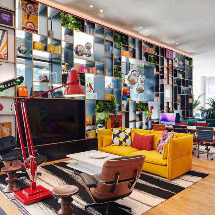 Extra Tall Cantilever Overhang Floor Lamp