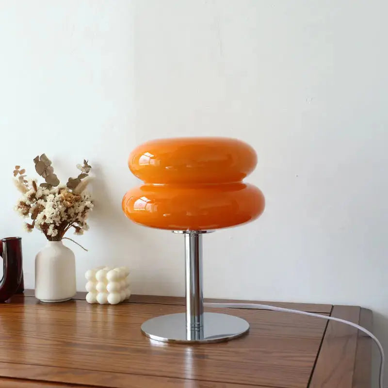 Glowvelle - Sculptural Glass Shade Table Lamp Erbstuk