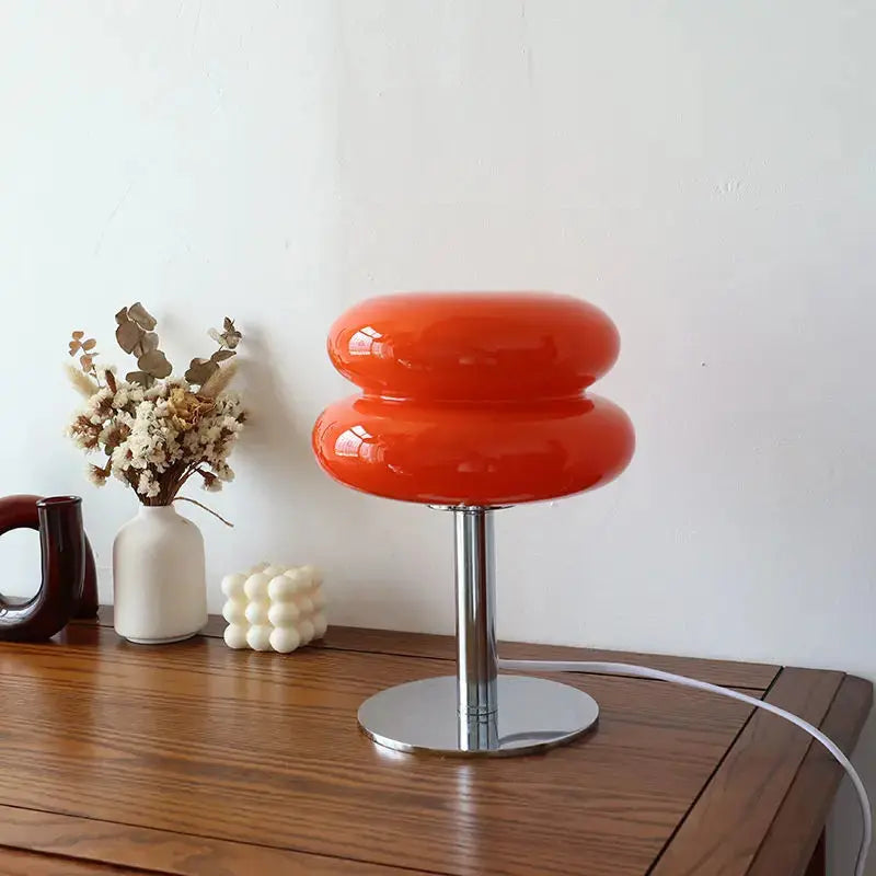 Glowvelle - Sculptural Glass Shade Table Lamp Erbstuk