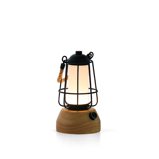 Rope Wrapped Cordless Outdoor Table Lamp