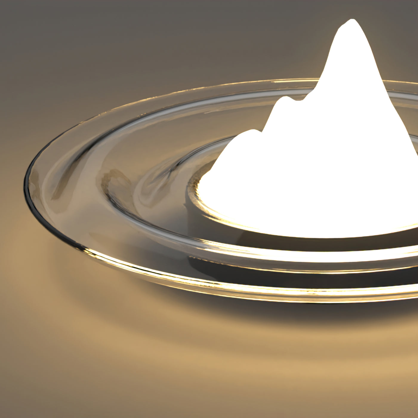 Frosted Disc Outdoor Post Light
