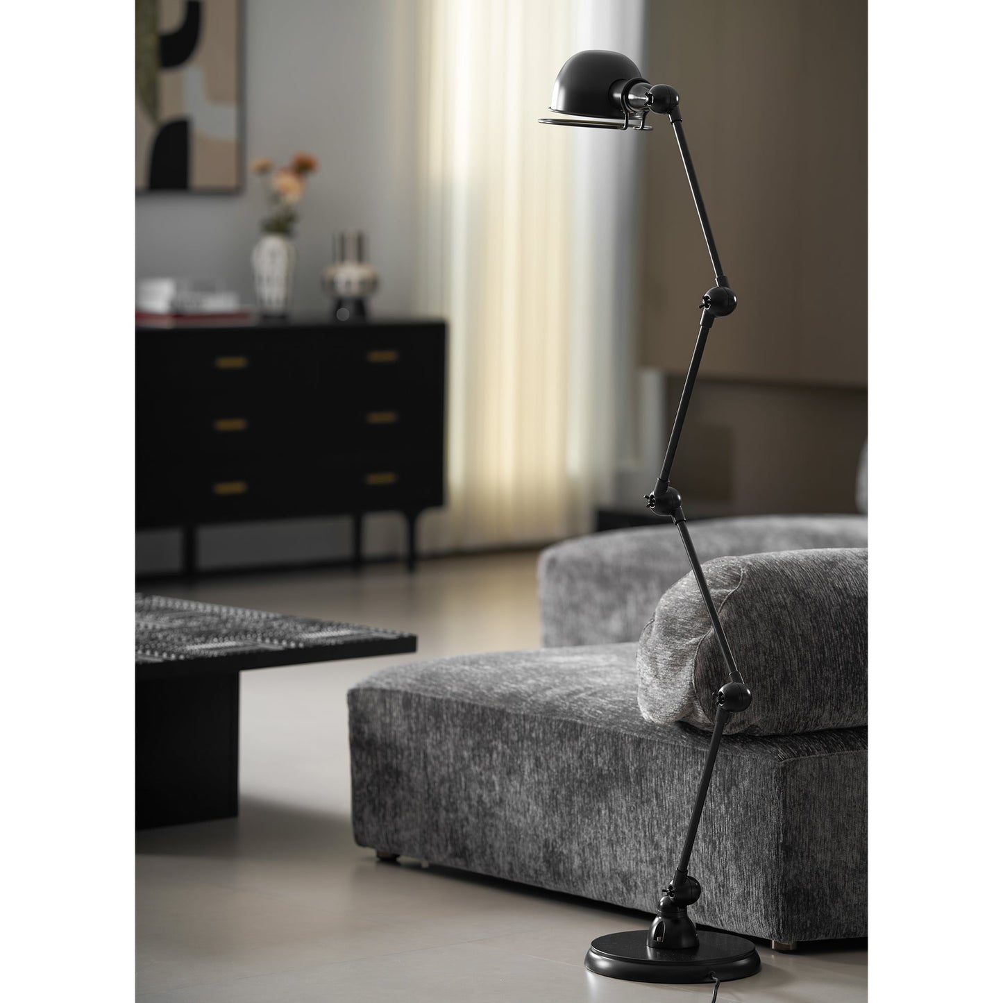 Articulated Arm Task Floor Lamp
