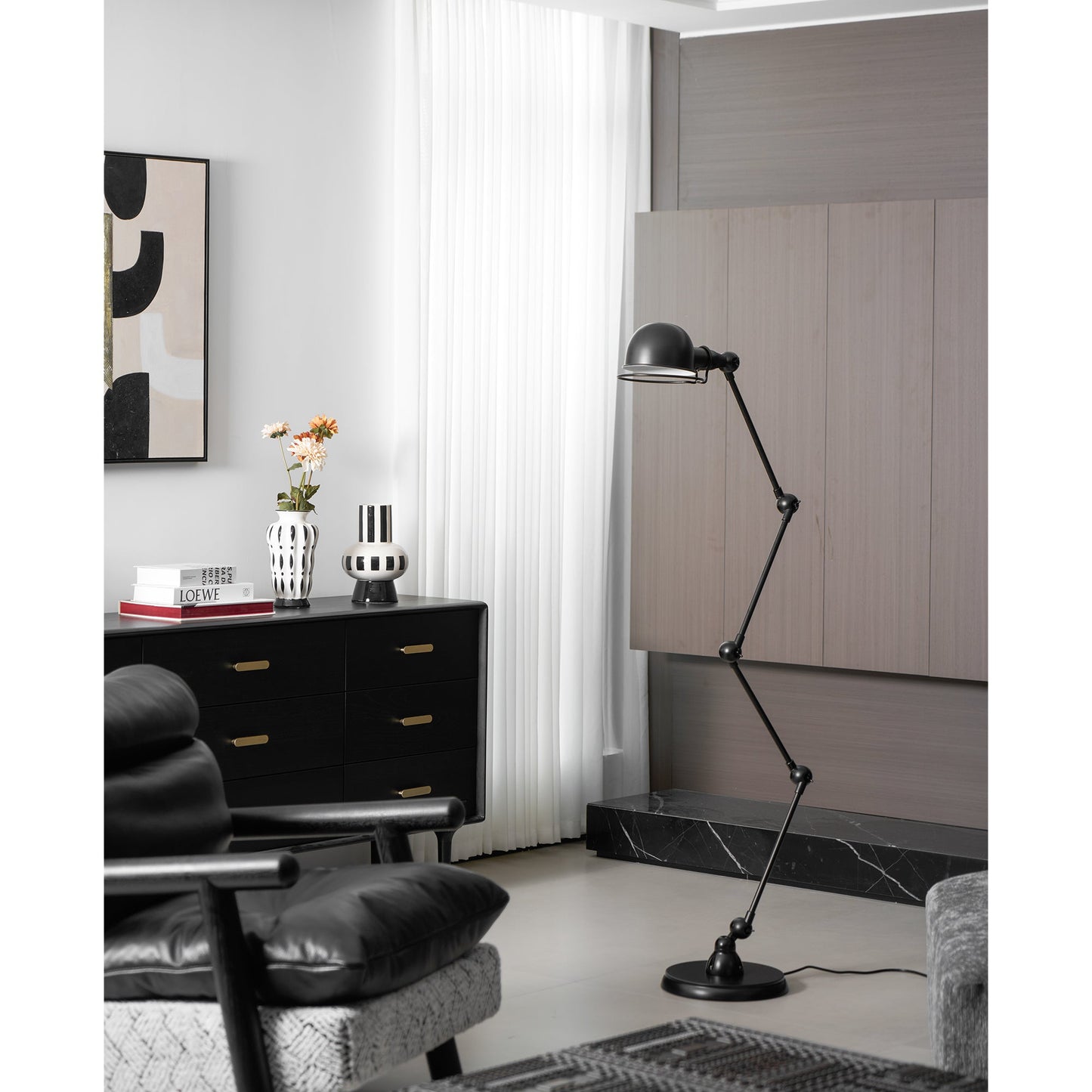 Articulated Arm Task Floor Lamp