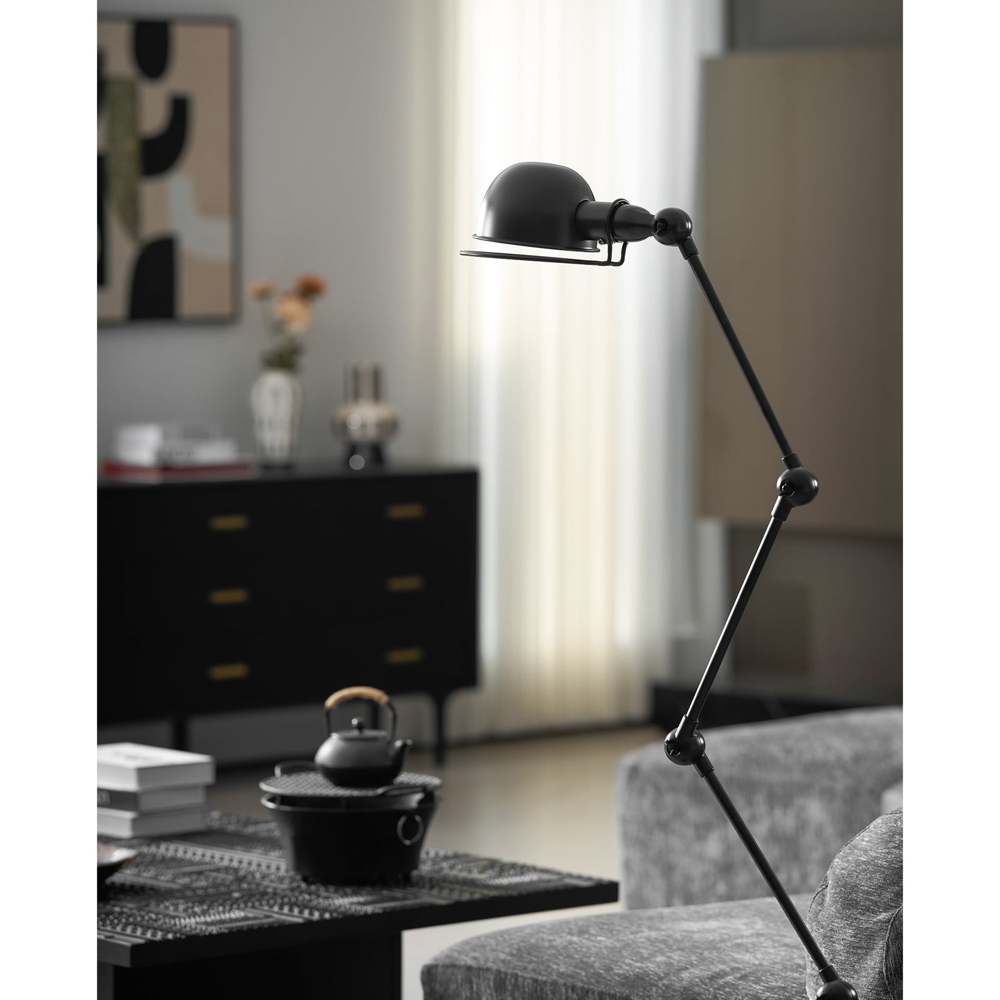 Articulated Arm Task Floor Lamp
