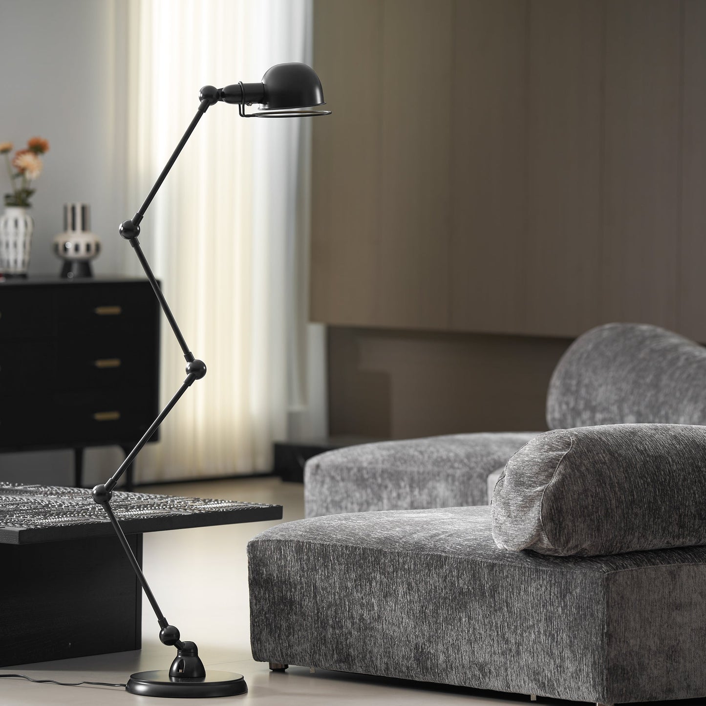 Articulated Arm Task Floor Lamp