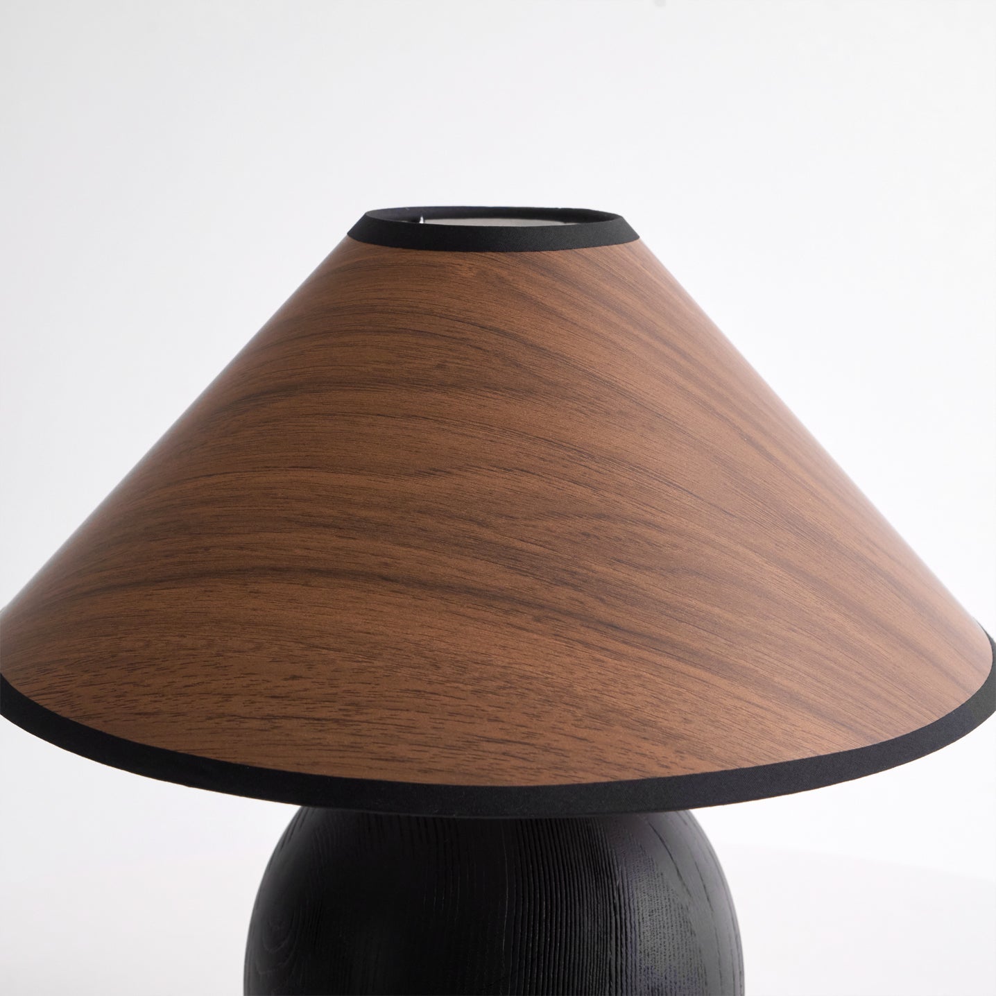 Wood Grain Paper Shade Table Lamp