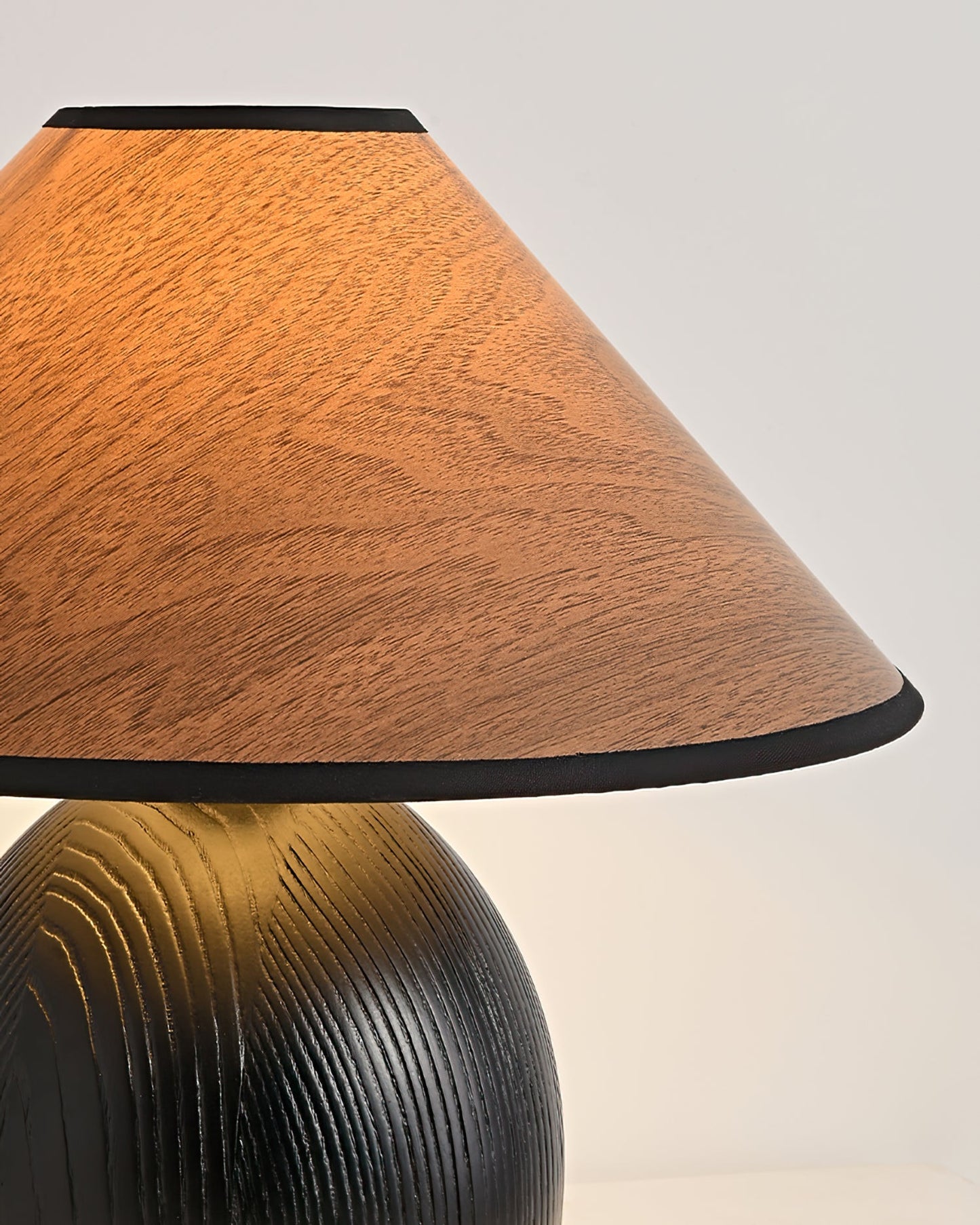 Wood Grain Paper Shade Table Lamp