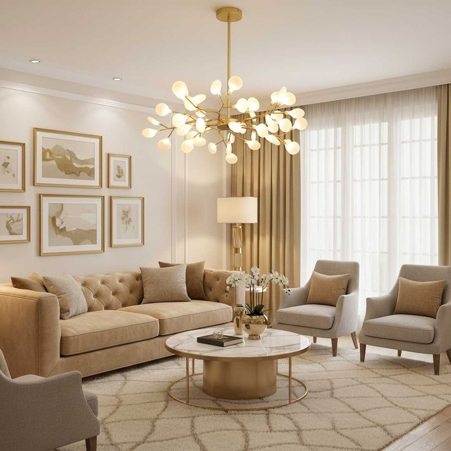Vega Sputnik Starburst Chandelier