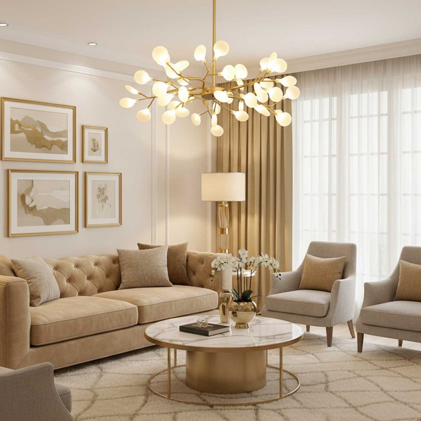 Vega Sputnik Starburst Chandelier