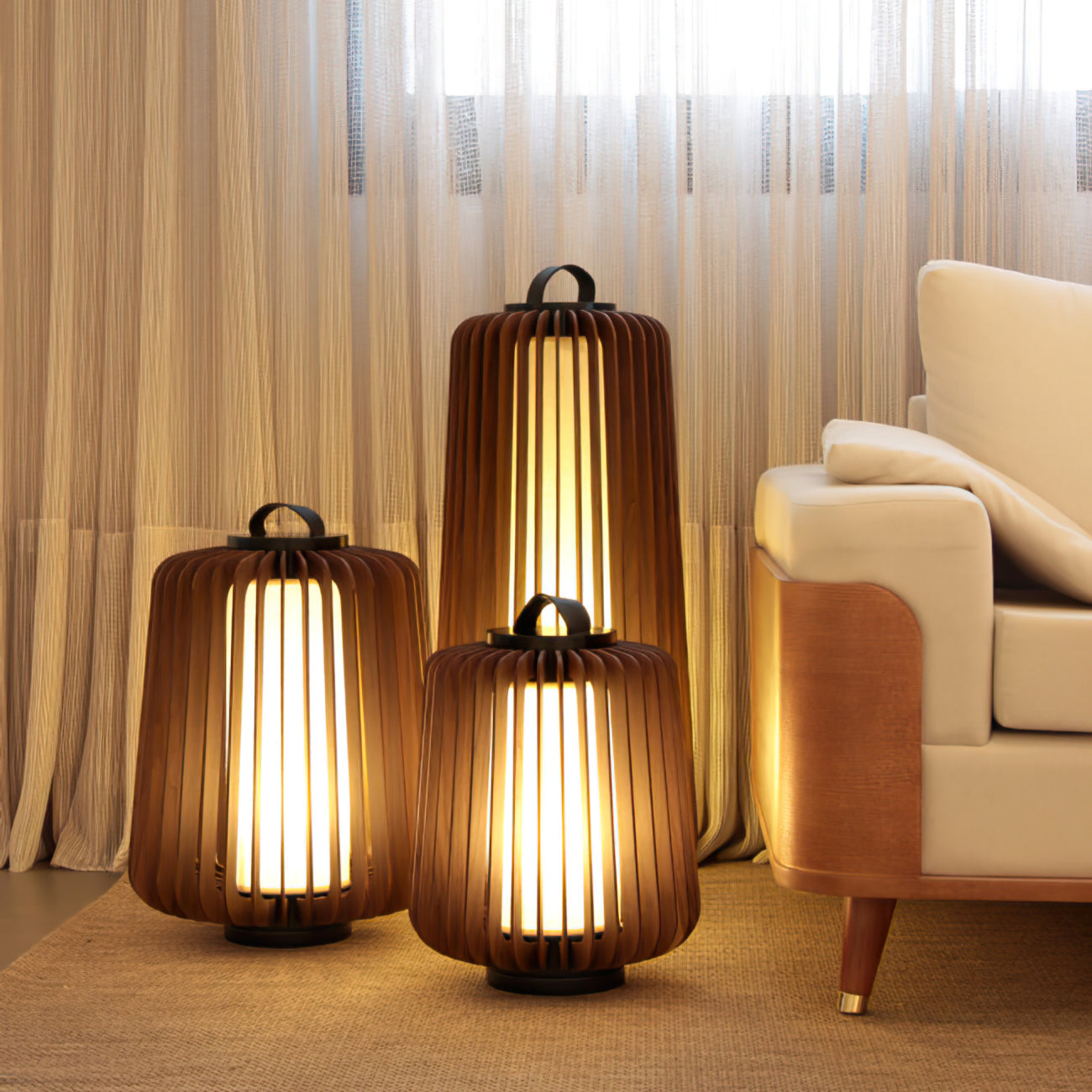 Weatherproof Column Outdoor Table Lamp