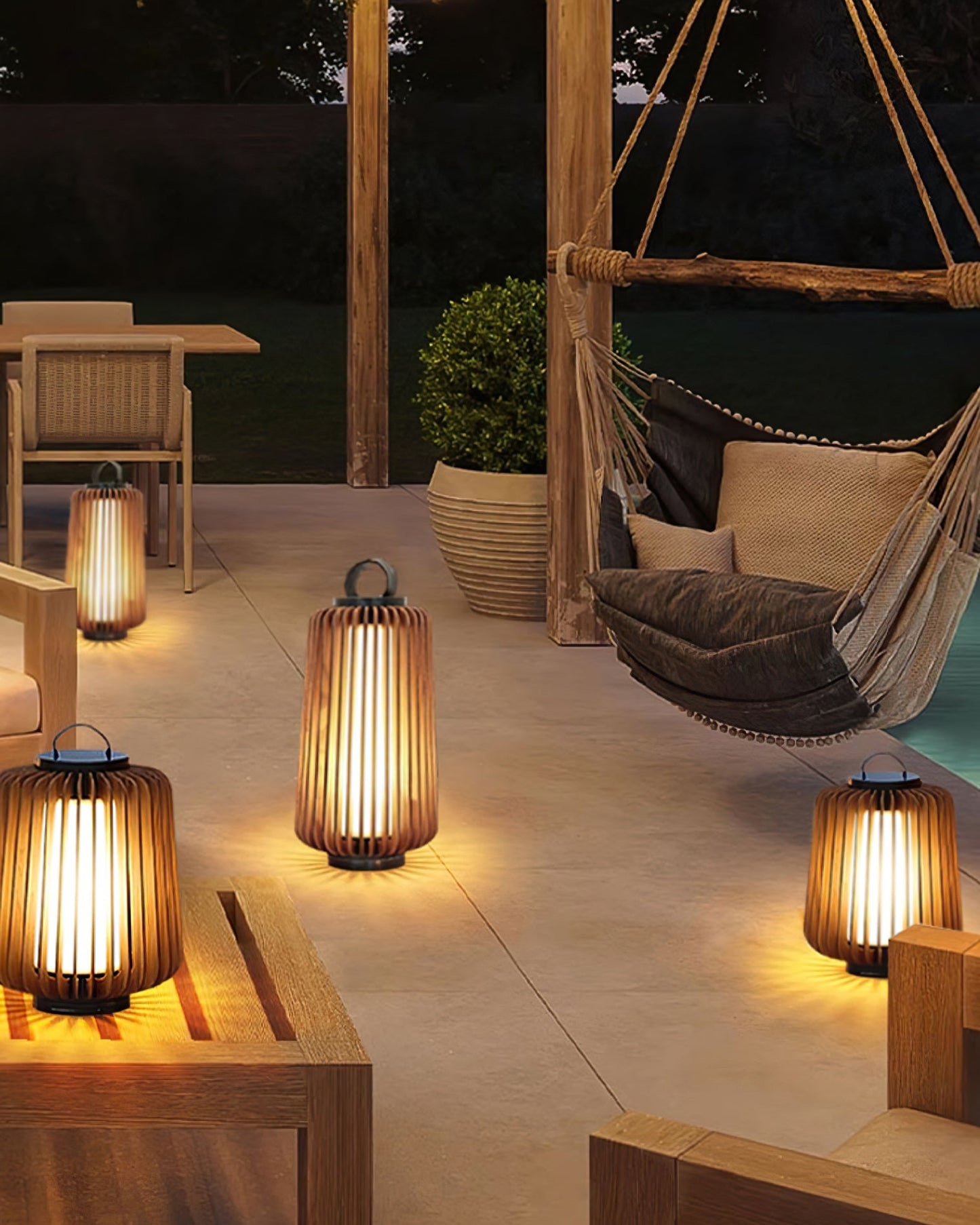 Weatherproof Column Outdoor Table Lamp