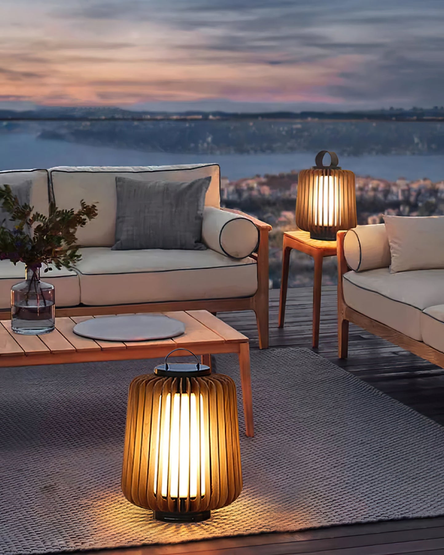 Weatherproof Column Outdoor Table Lamp