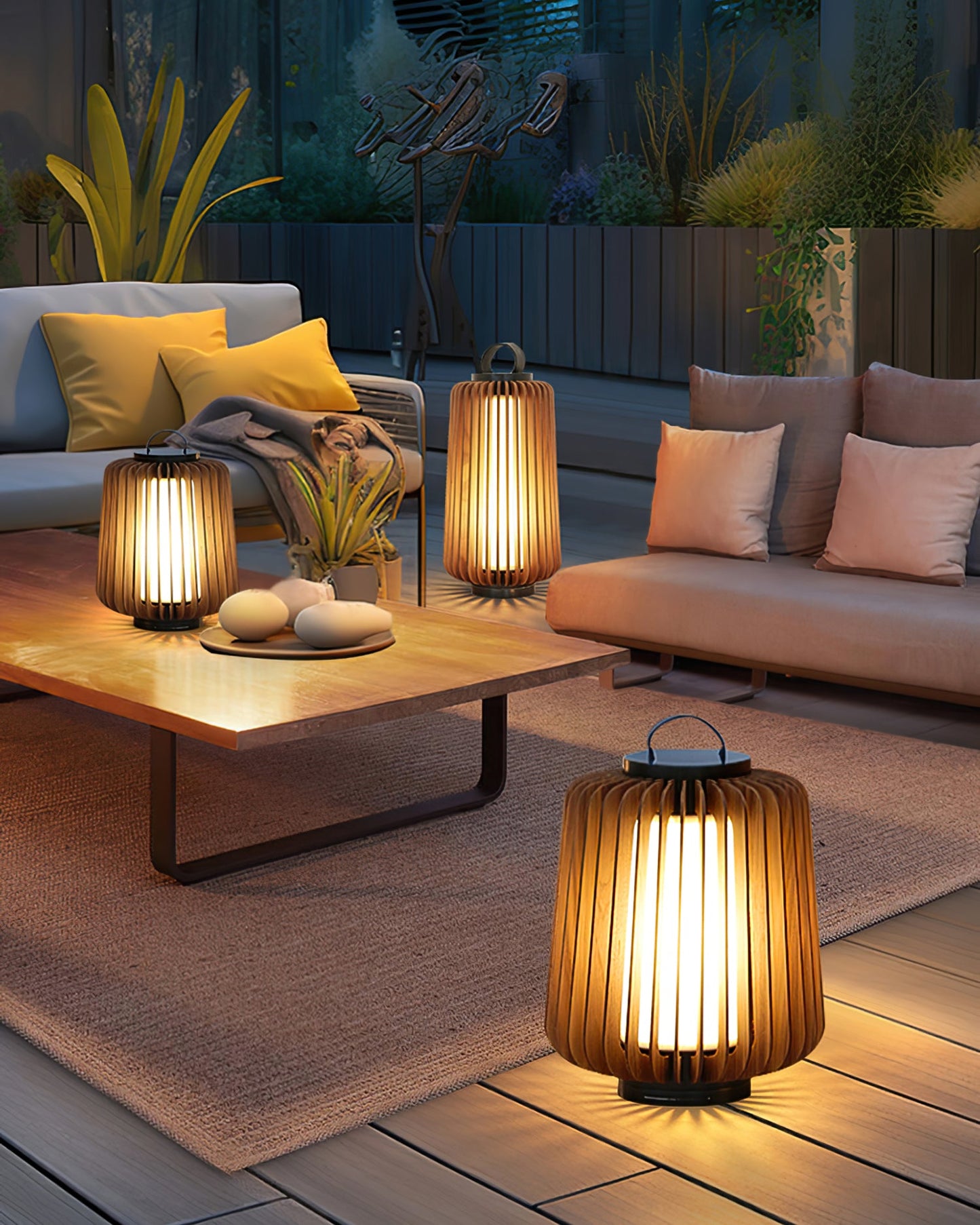 Weatherproof Column Outdoor Table Lamp