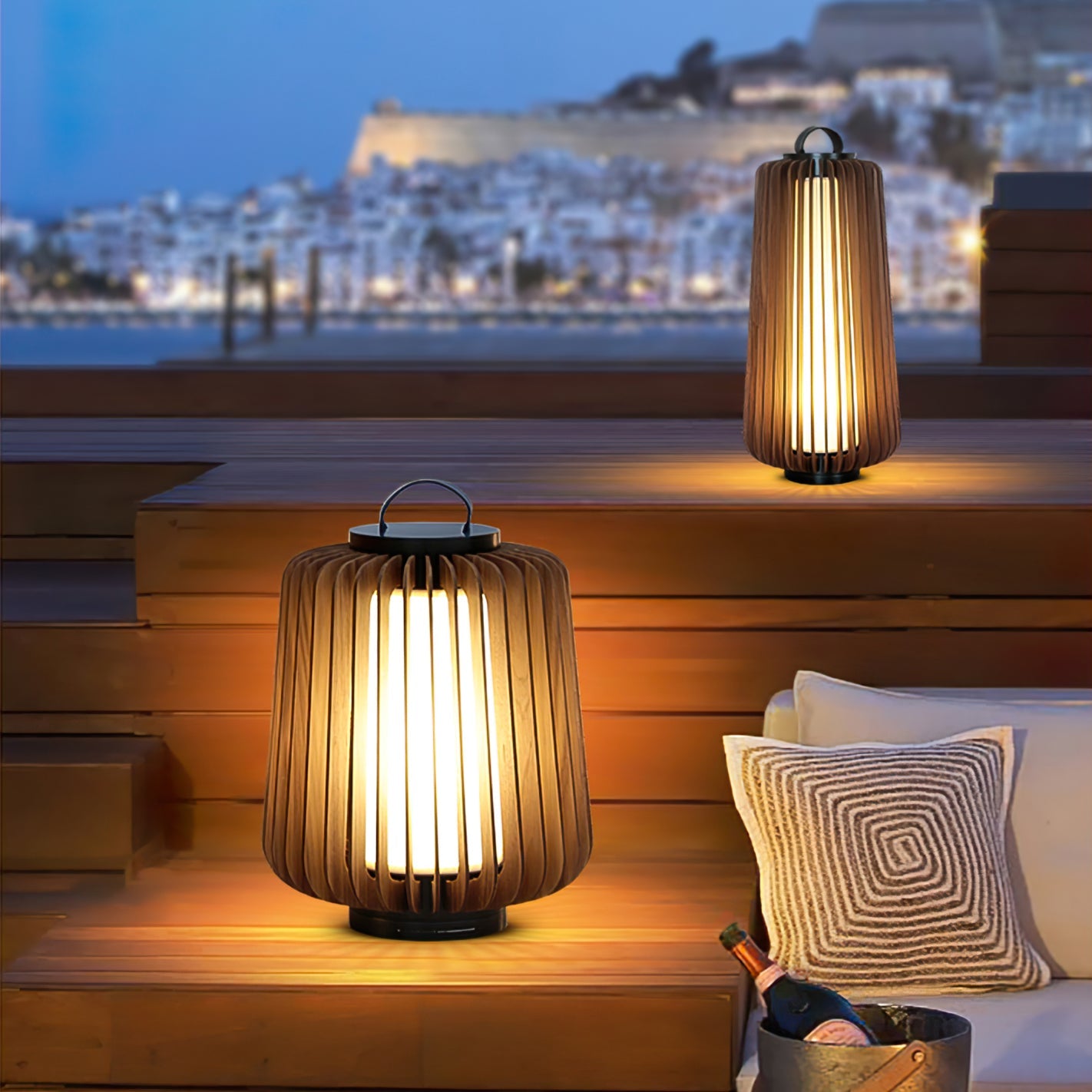 Weatherproof Column Outdoor Table Lamp