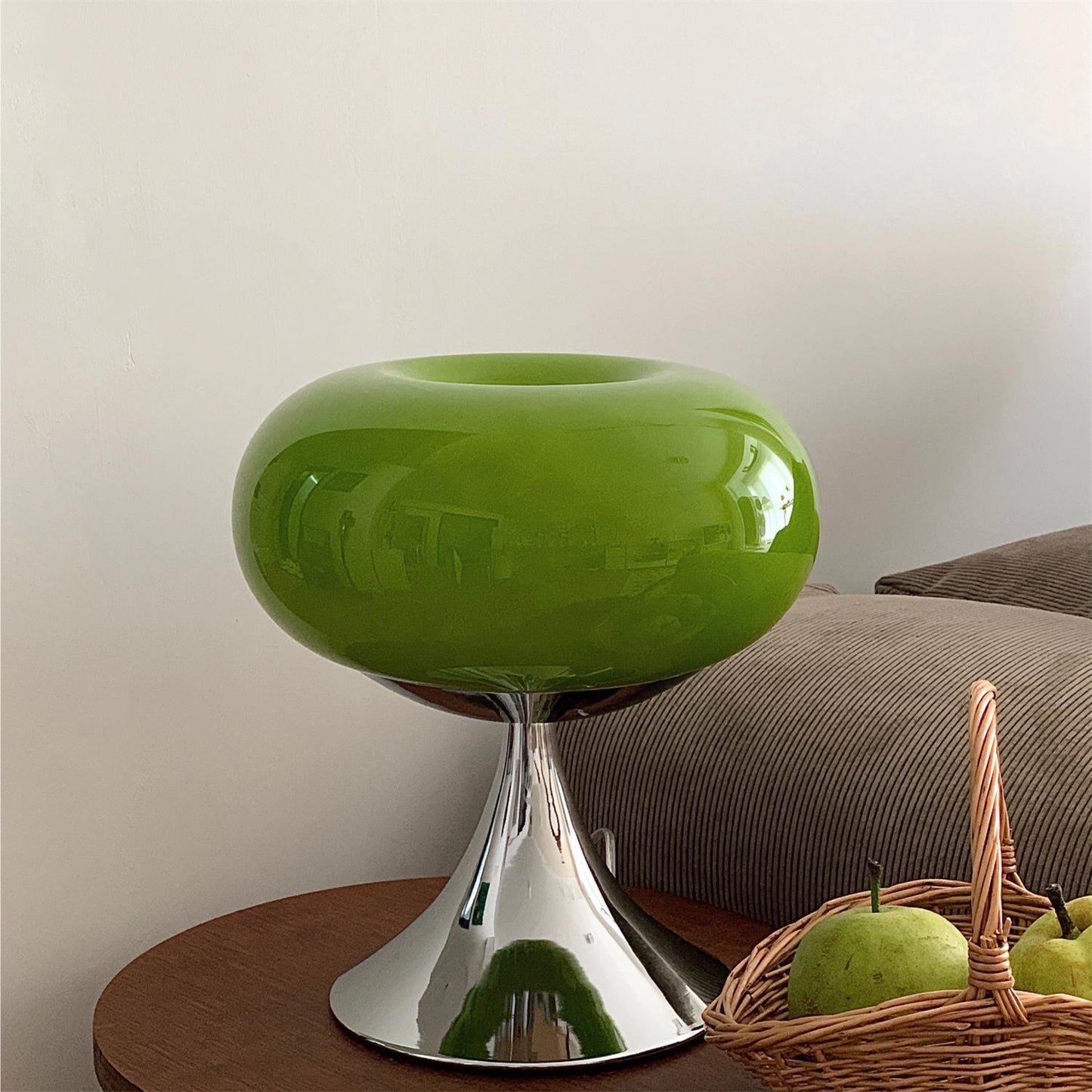 Glass Disc Table Lamp