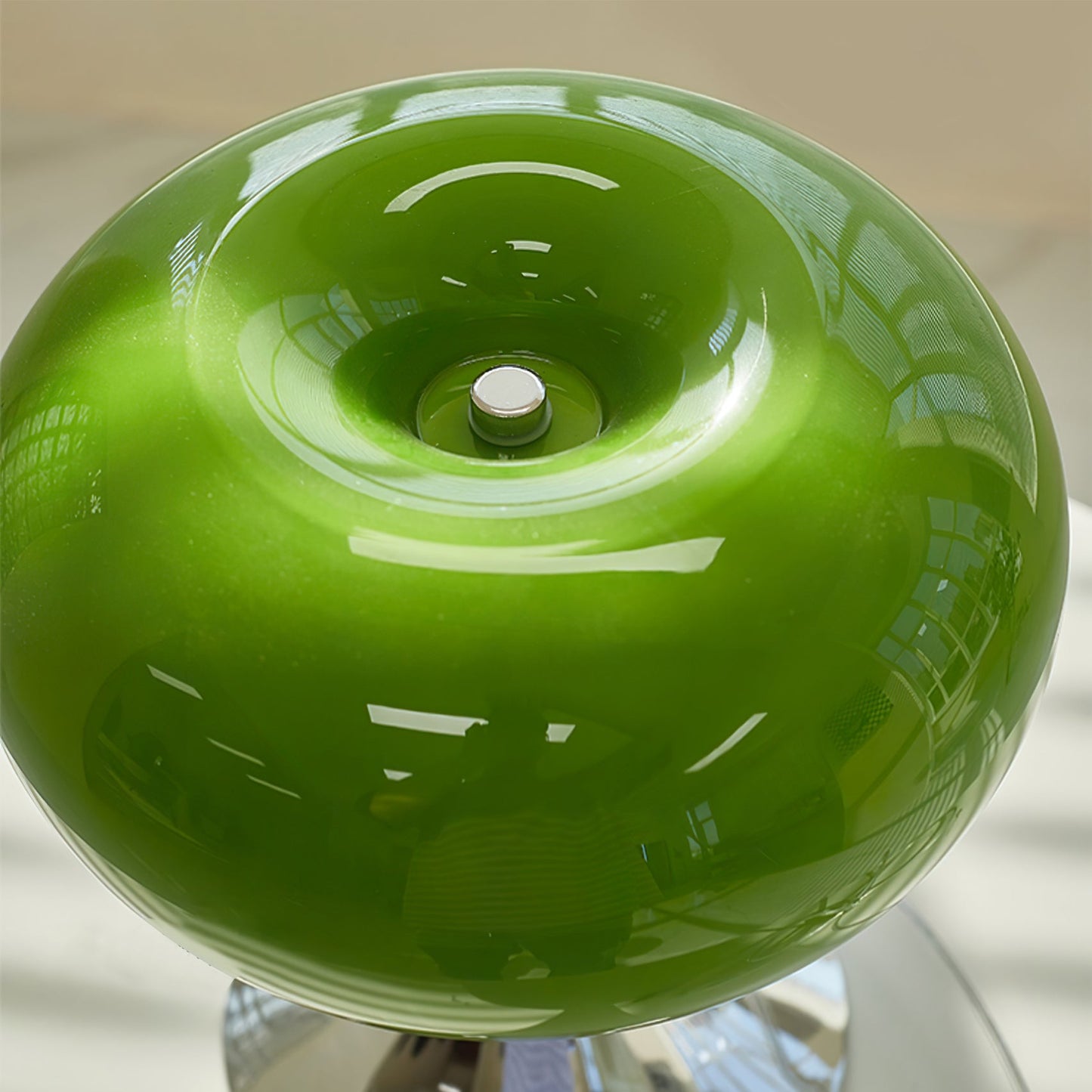 Glass Disc Table Lamp