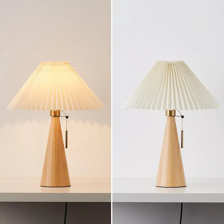Luminis - Modern Minimalist Pleated Table Lamp Erbstuk